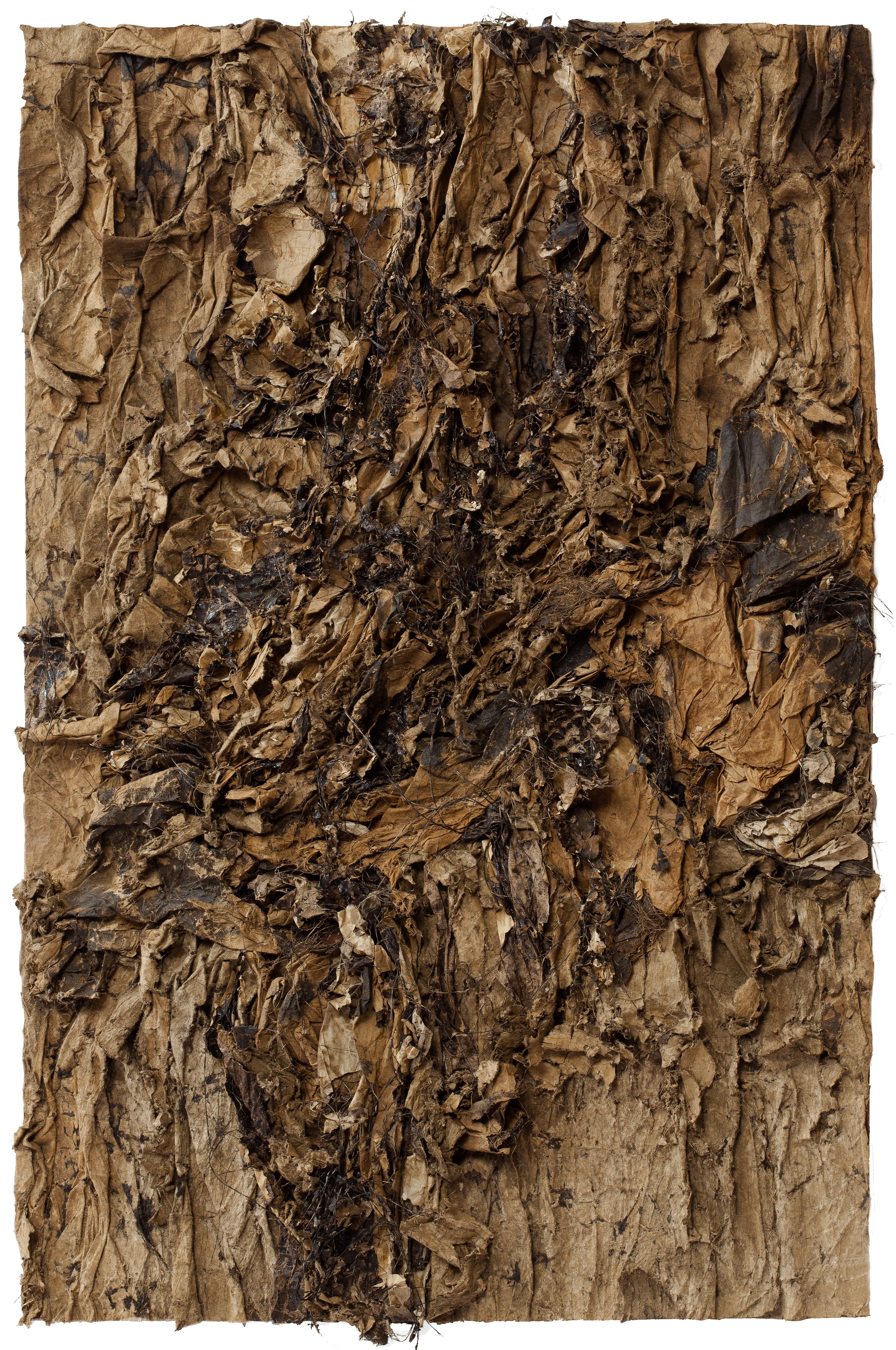 "Untitled" Gene Hedge, Mid-Century, Modernist Mixed Media, Abstract Collage