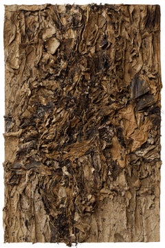 "Untitled" Gene Hedge, Mid-Century, Modernist Mixed Media, Abstract Collage