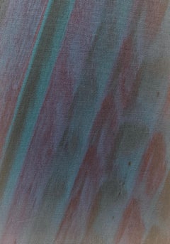"Breath" Gene Hedge, Blue and Black, Dark, Color Field, Abstract Composition