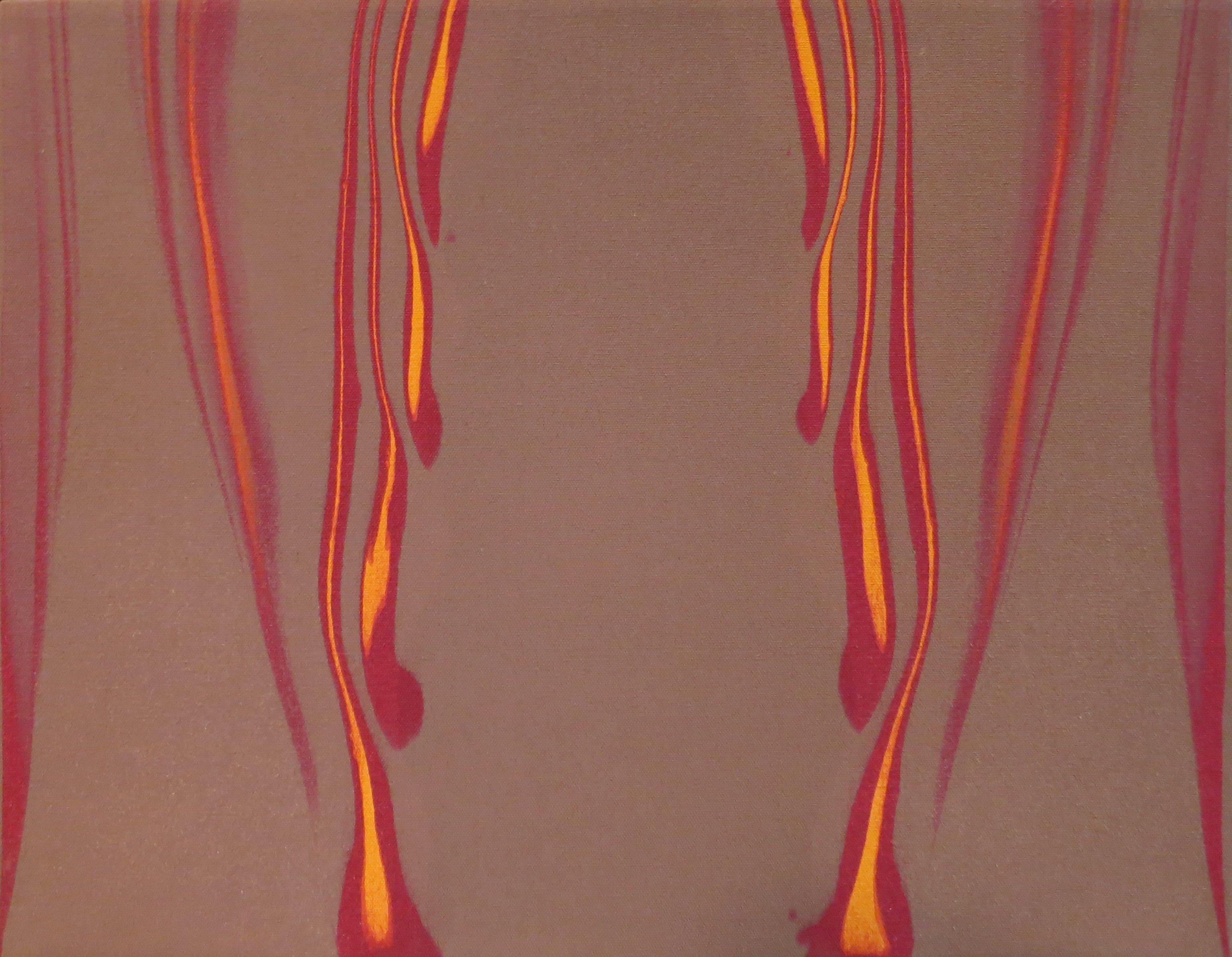 "Lift" Gene Hedge, Lyrisch, Farbfeldkomposition, Lavendel, Gelb, Lila