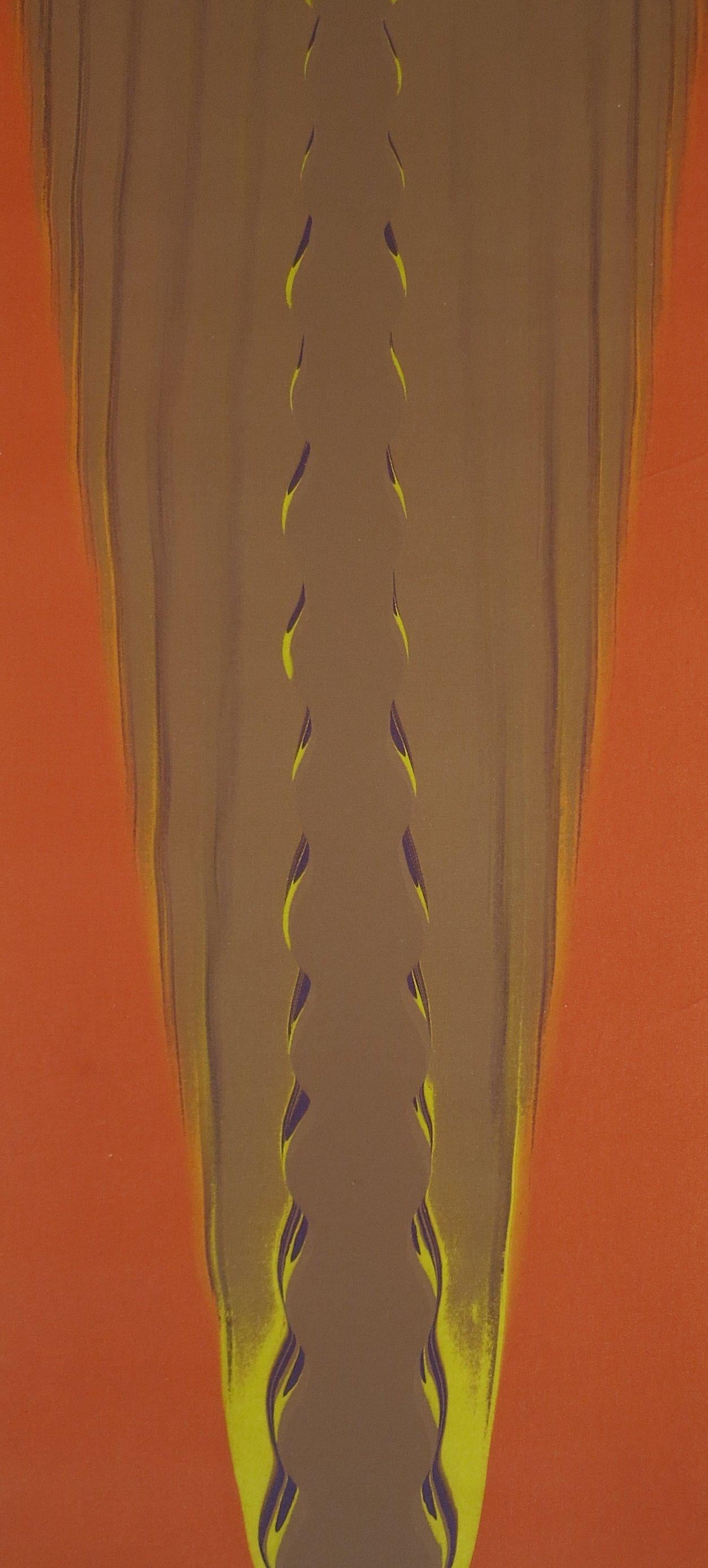 Gene Hedge
Untitled, circa 1970
Acrylic on canvas
48 x 18 inches


Provenance
Estate of the artist

Gene Hedge was born (1928) and raised in rural Indiana. After military service, he briefly attended Ball State University in Muncie, Indiana. There
