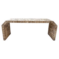 Used Gene Jonson and Robert Marcius Antler Console Table 