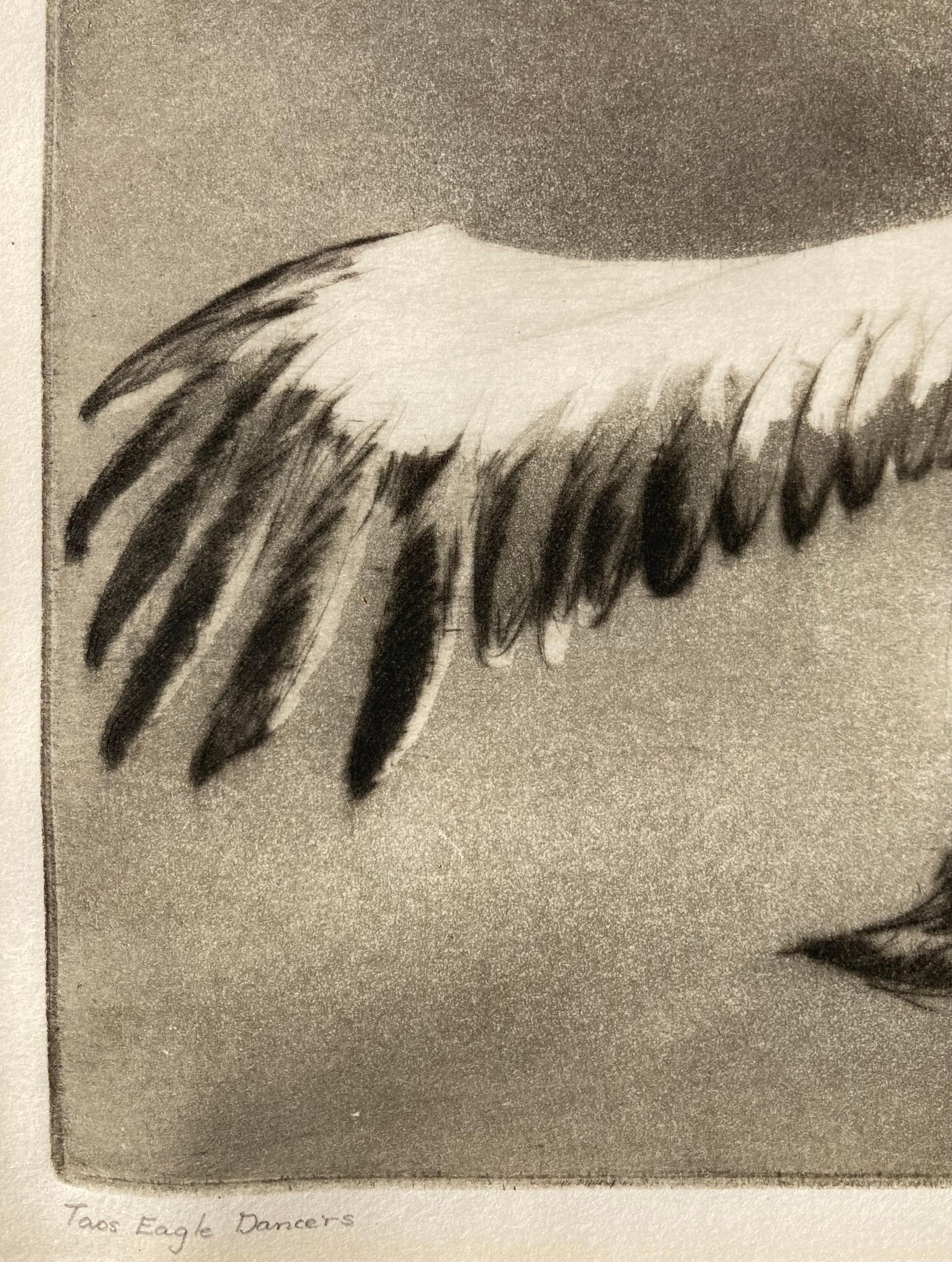 Taos Eagle Dance - Print by Gene Kloss