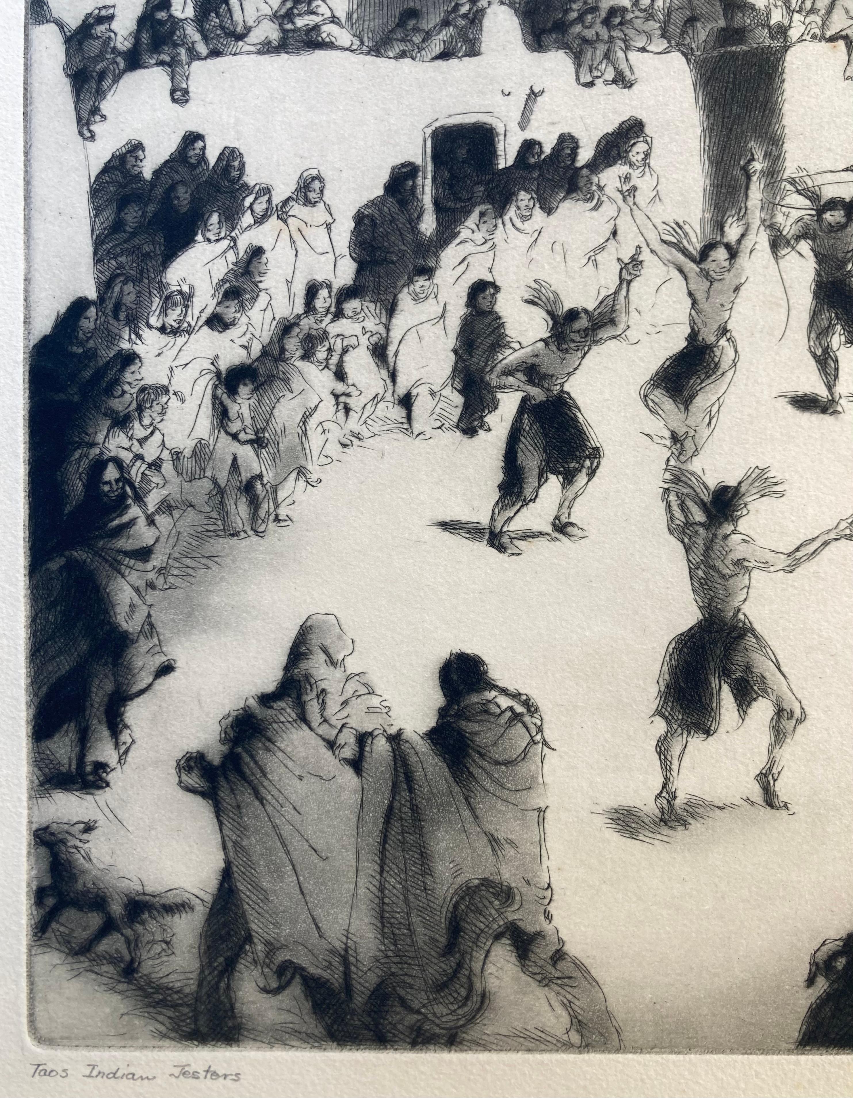 BUFONES INDIOS DE TAOS - Print de Gene Kloss