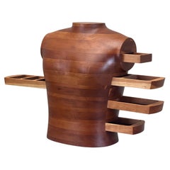 Gene Scherer Jewelry chest. Signed and dated, 1986