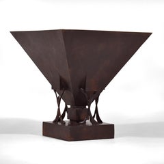 Table d'appoint F4 en bronze de Gene Summers