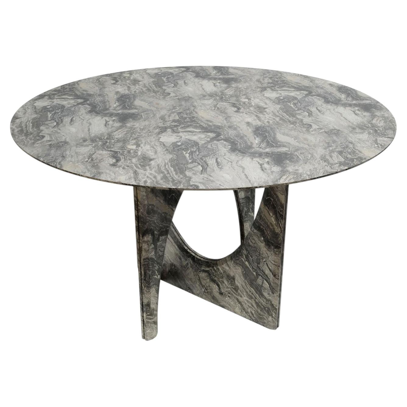 Genea Arabescato Orobico Marble Dining Table
