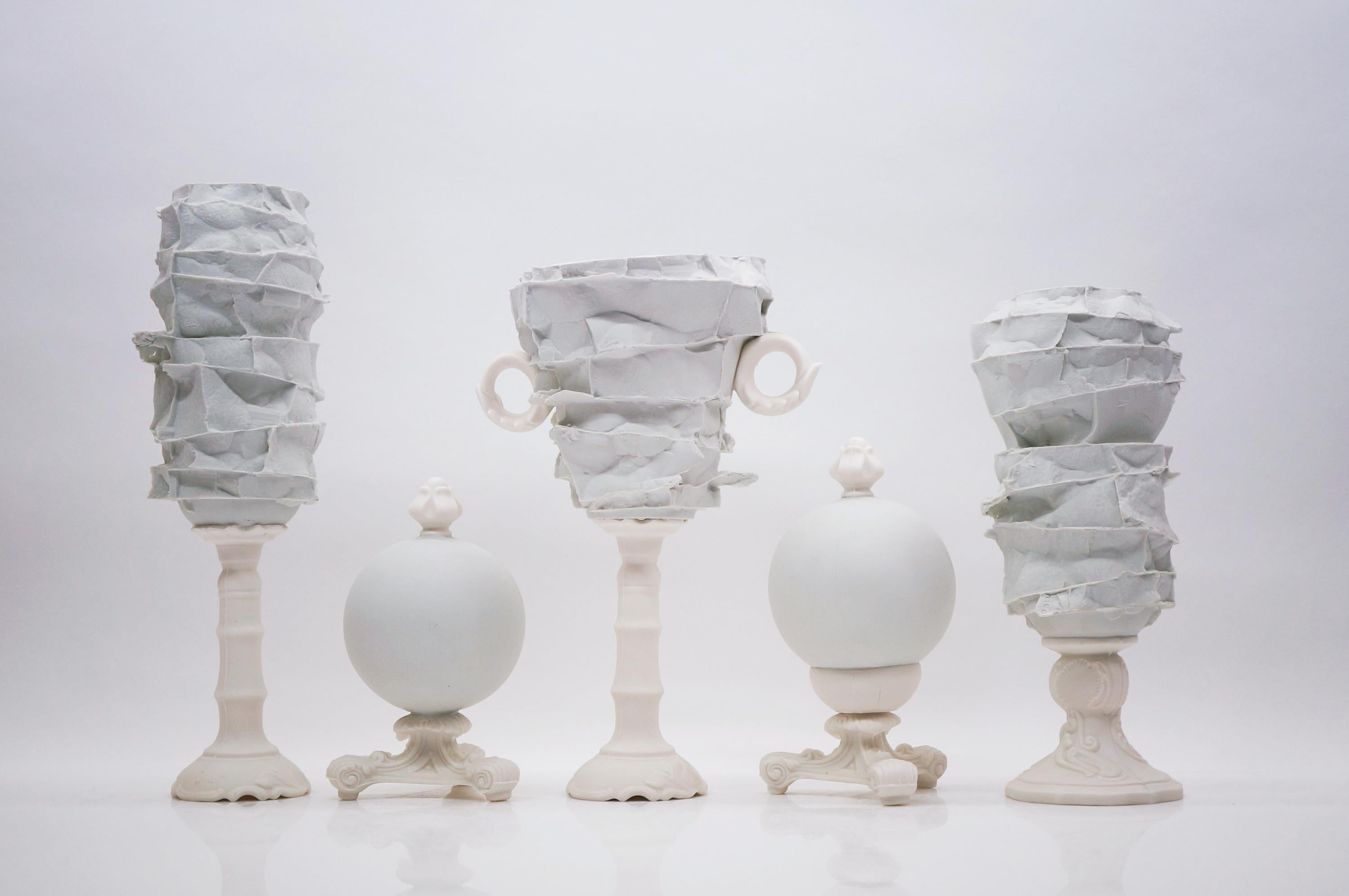 Genealogy II Porcelain Handsculpted by Monika Patuszyńska In New Condition For Sale In Geneve, CH