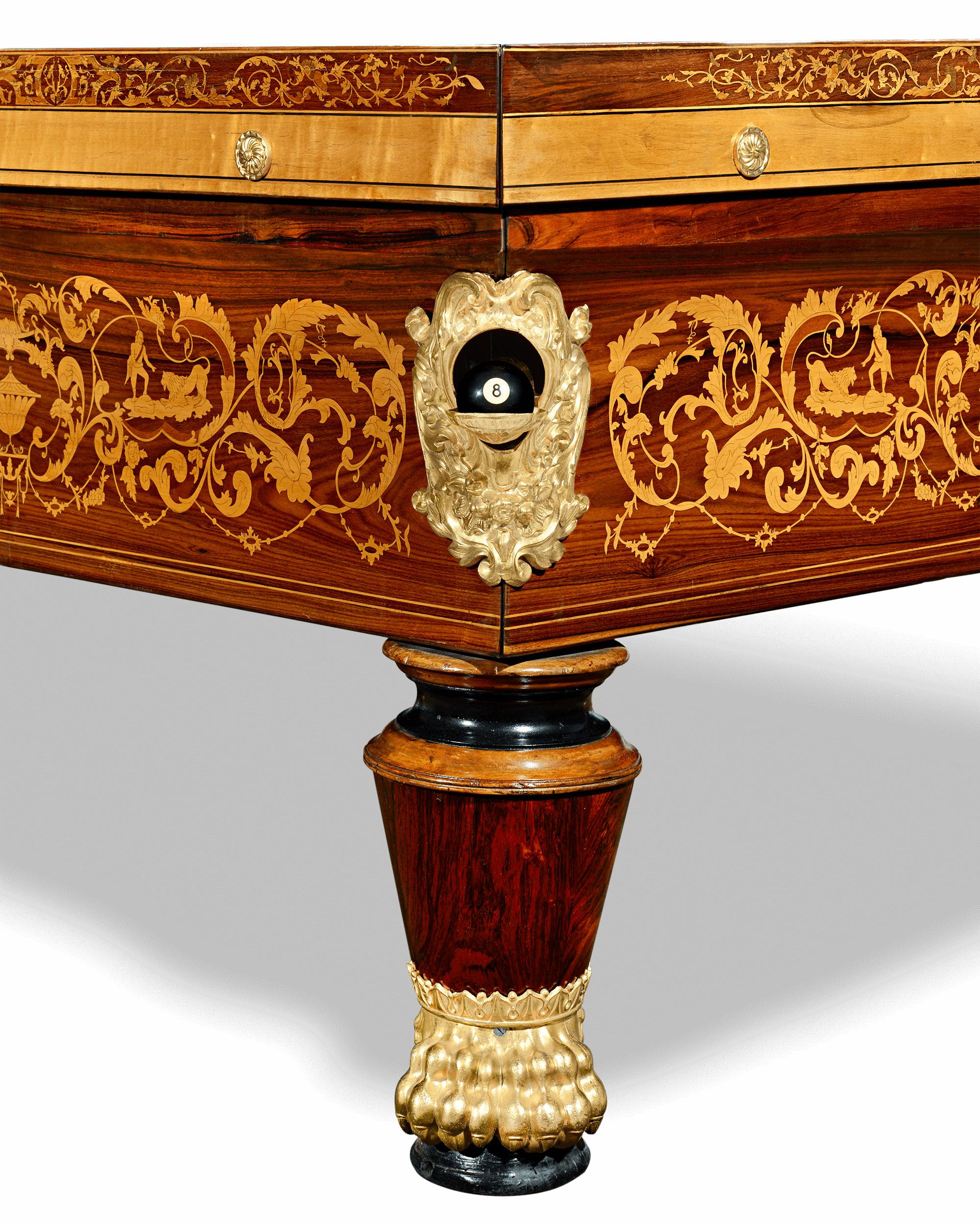 French General Clauzel's Charlex X Billiard Table
