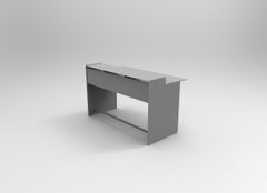 General Schreibtisch von Jonathan Nesci in gewachstem, poliertem Aluminiumblech