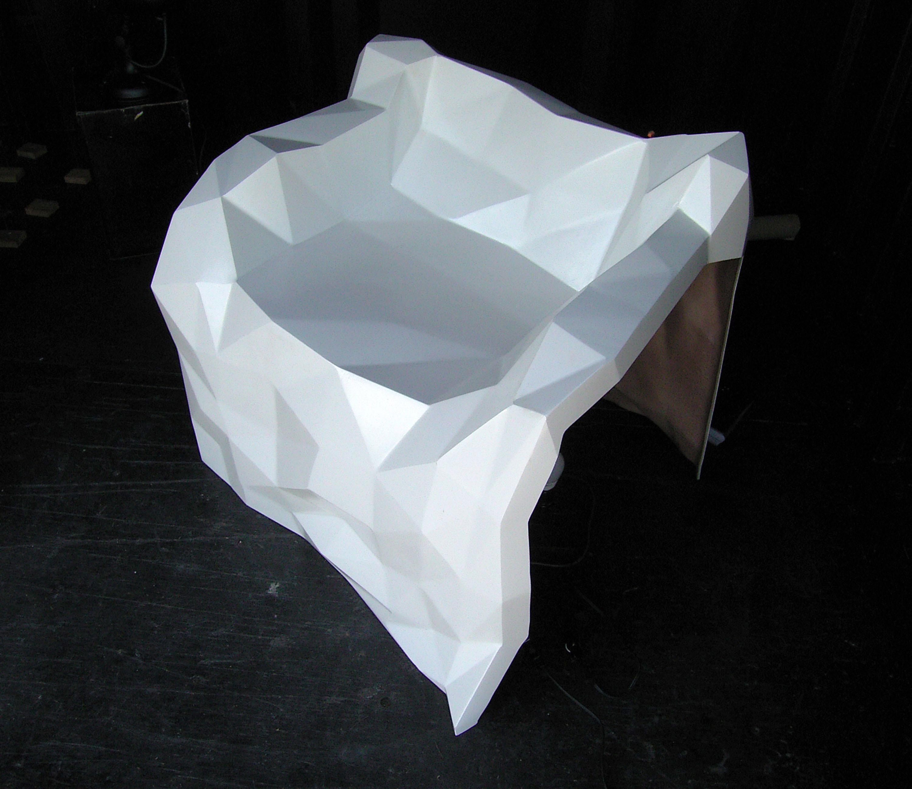 General Dynamic Chair in Fiberglass Composite by Julian Mayor For Sale 4