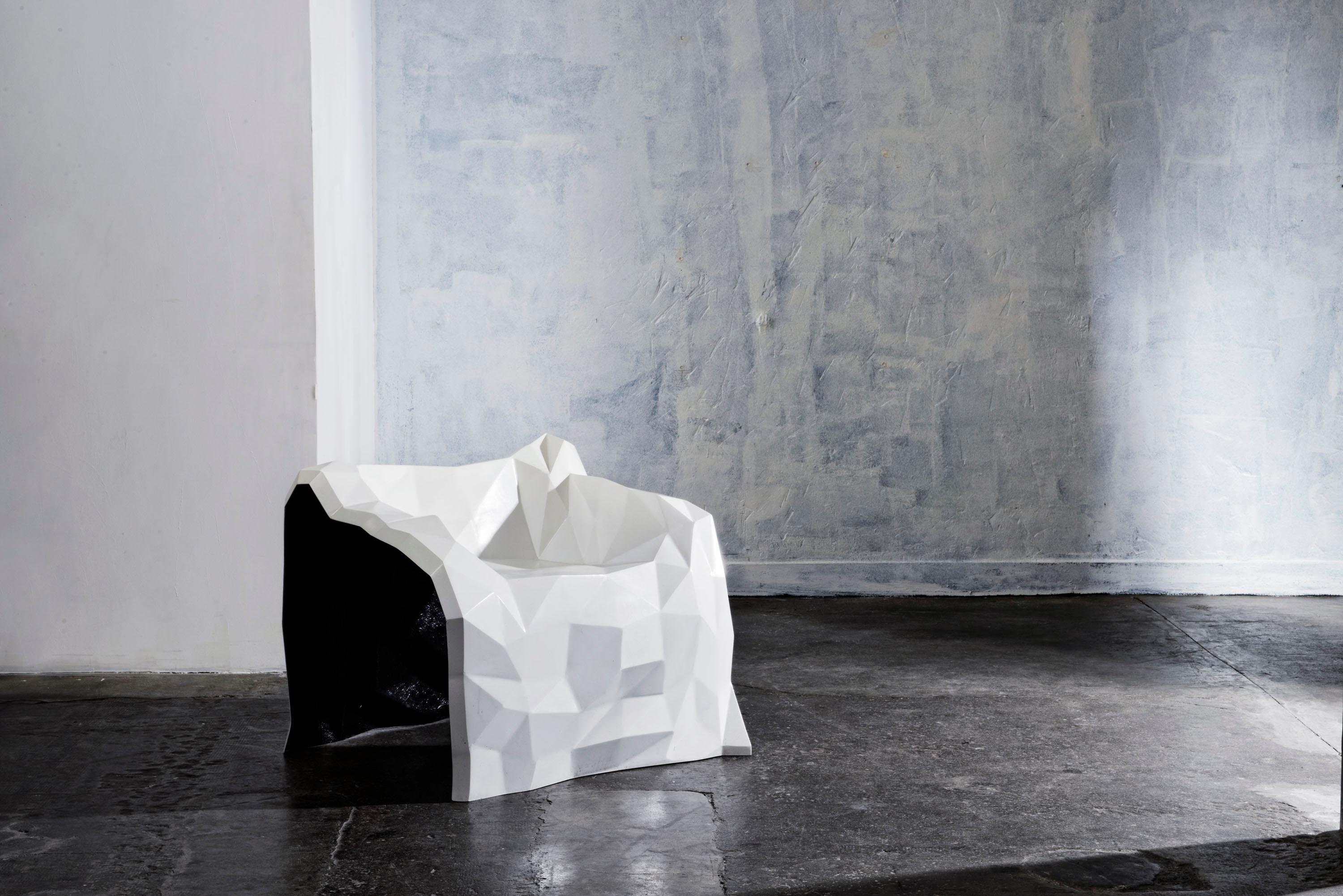 Contemporary General Dynamic Chair in Fiberglass Composite by Julian Mayor For Sale