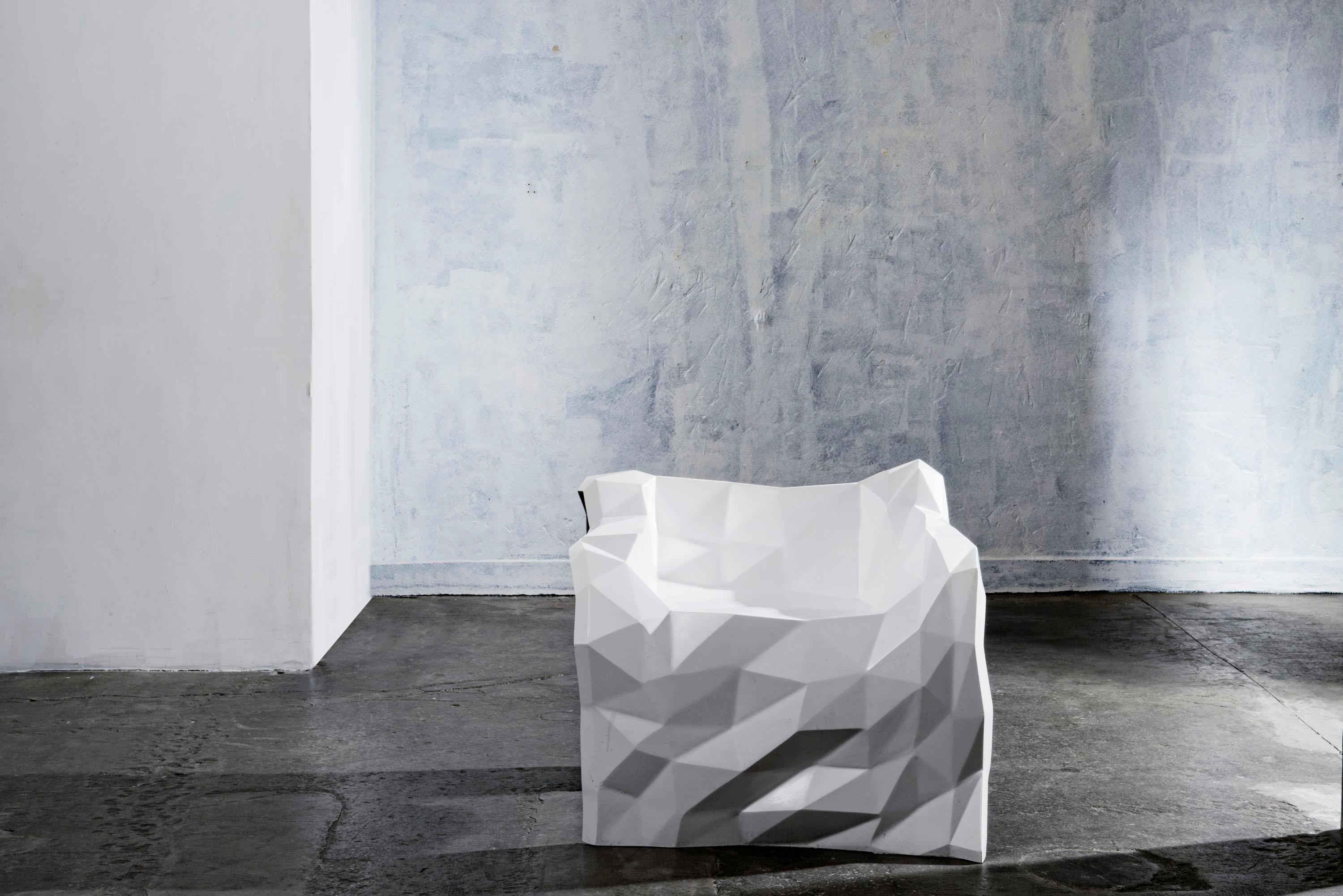 General Dynamic Chair in Fiberglass Composite by Julian Mayor For Sale 2
