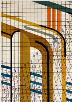 GENERAL DYNAMICS - INDUSTRIAL GASES Original Vintage Grafik  Design-Plakat