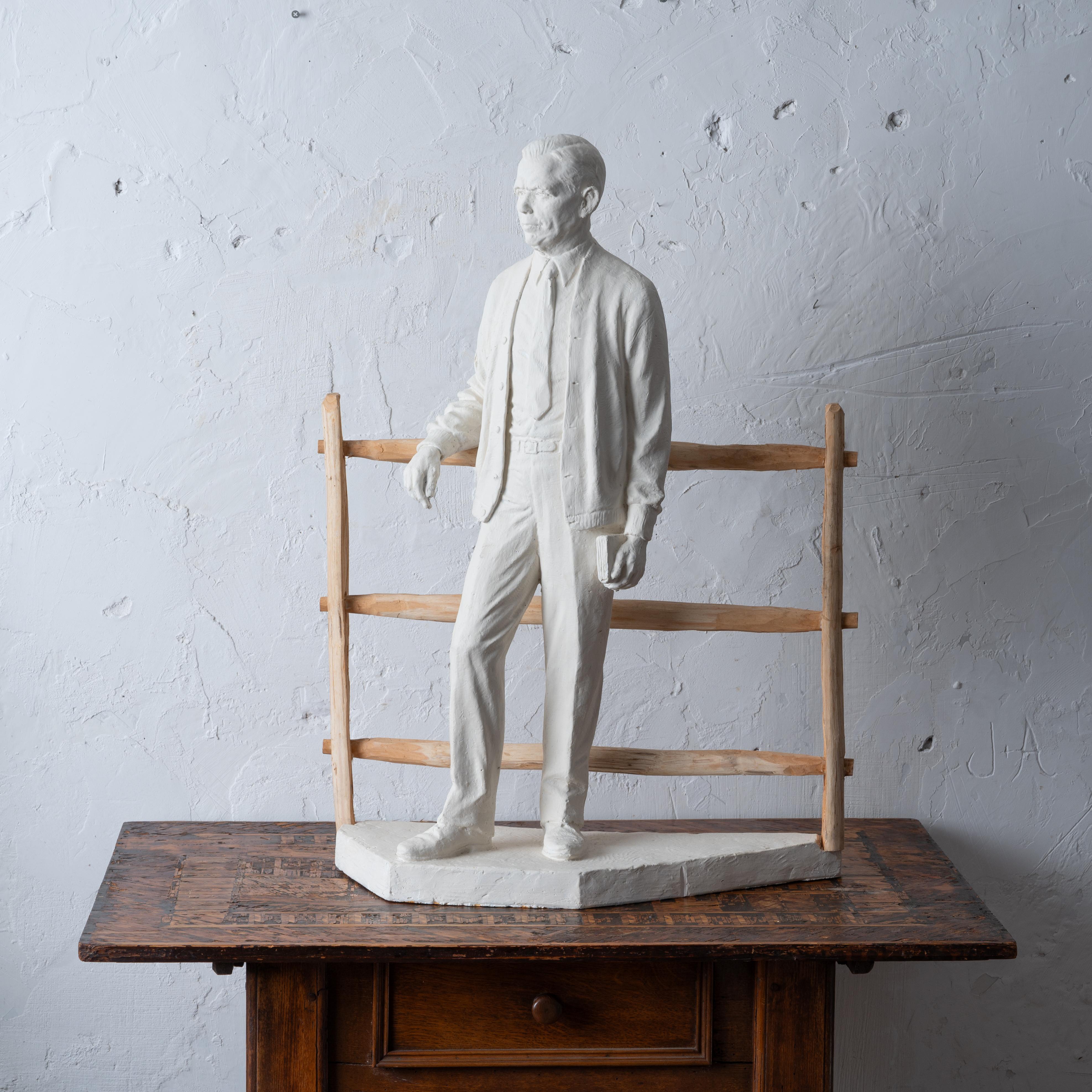 Rosario Russell Fiore
(American, 1908-1994)

General George C. Marshall, 1980

plaster and wood maquette

Fiore was chosen by the citizens of Leesburg, Virginia to sculpt a commemorative sculpture of Marshall. This is the maquette that was selected