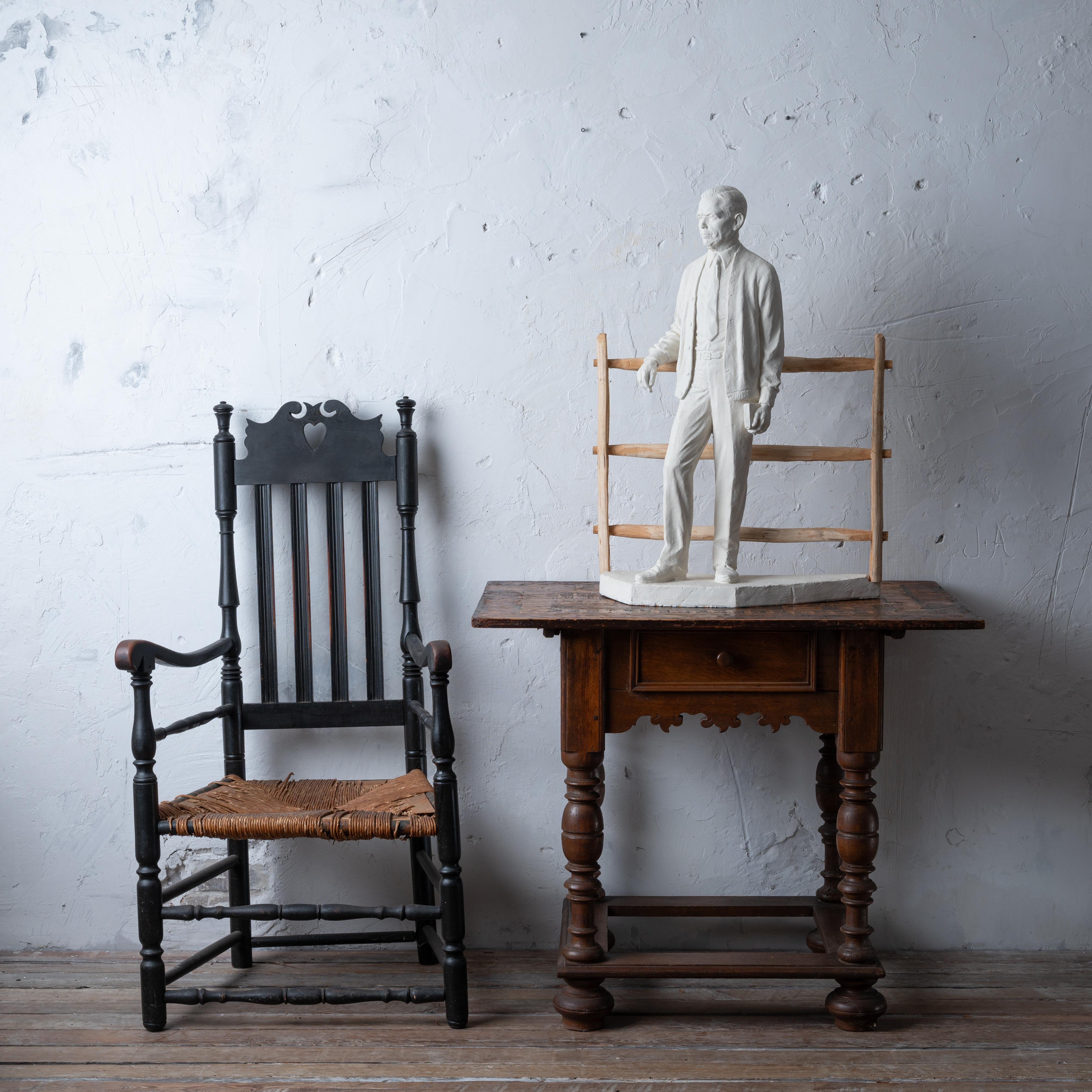 American General George C. Marshall Plaster Maquette by Rosario Russell Fiore For Sale
