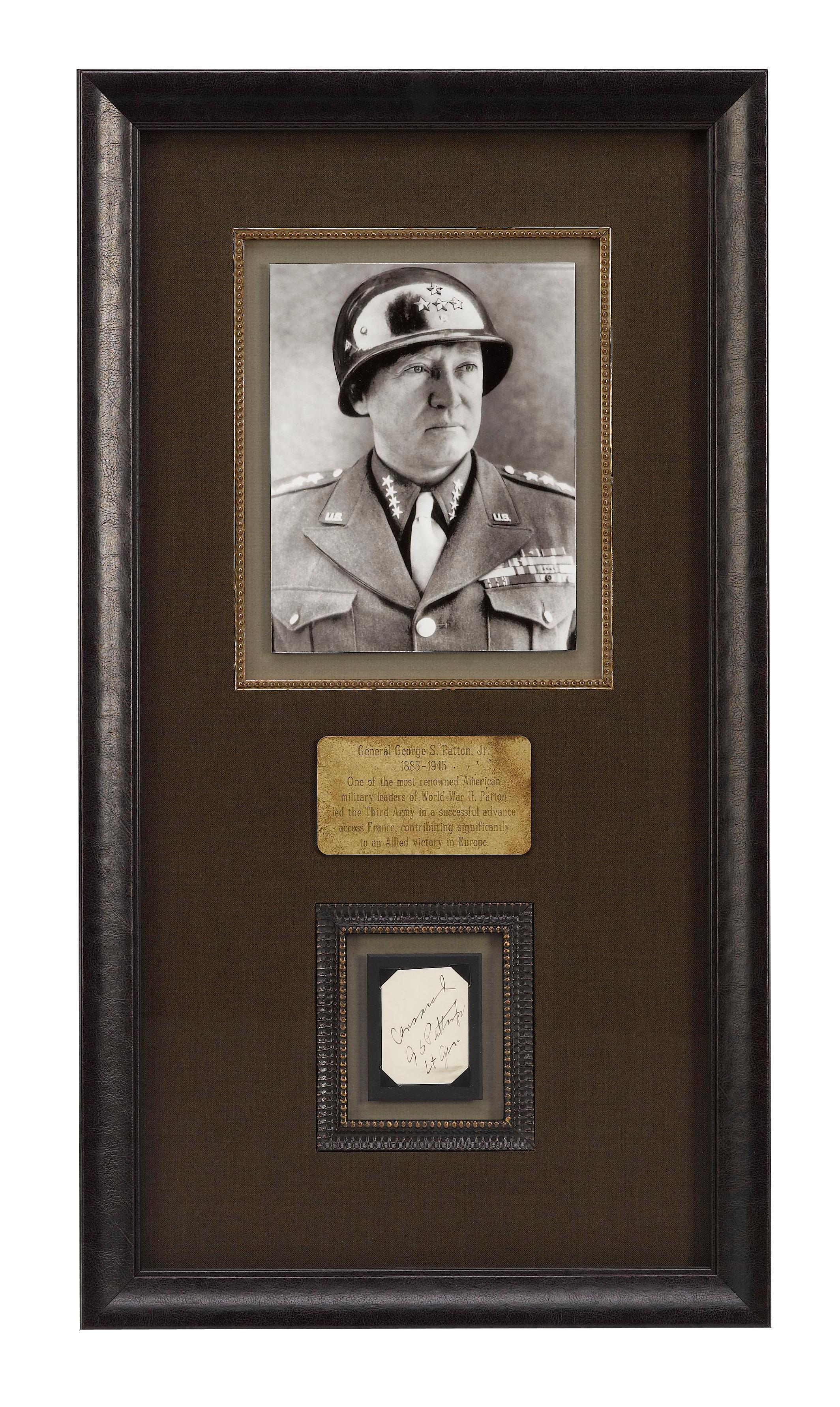 General George S. Patton Jr. Signature Collage For Sale 2