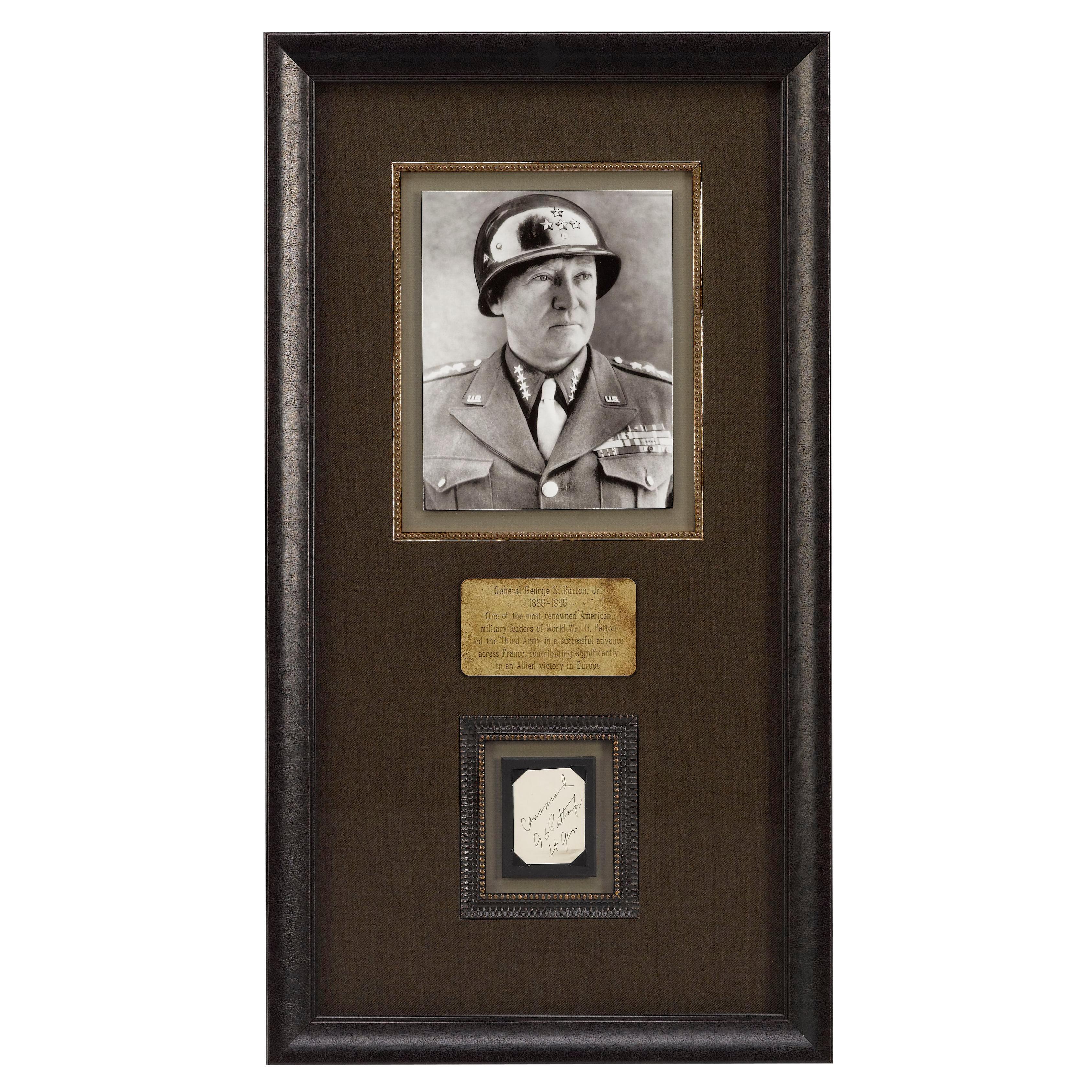 General George S. Patton Jr. Signature Collage For Sale
