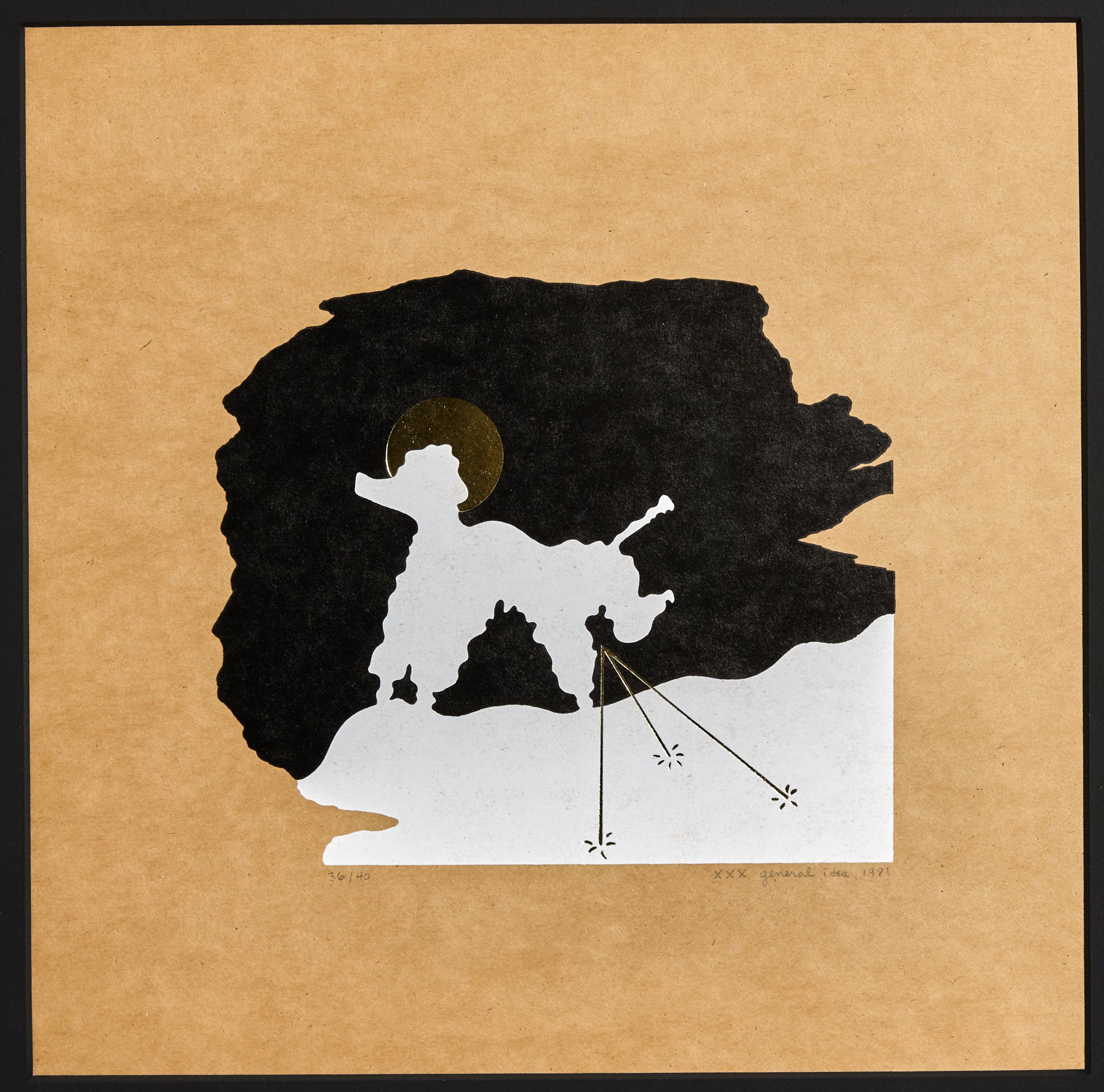 A Poodle Creates a Portrait of General Idea as Three Pee Holes in the Snow For Sale 9