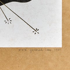 A Poodle Creates a Portrait of General Idea as Three Pee Holes in the Snow