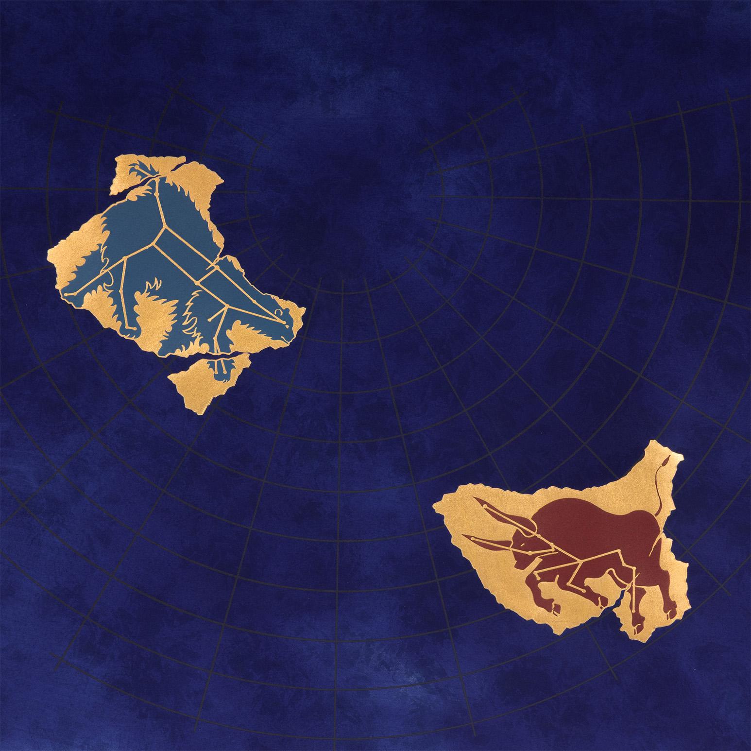 Ursa Major & Taurus: Pavillon-Fragmente aus dem Sternengewölbe im Angebot 1