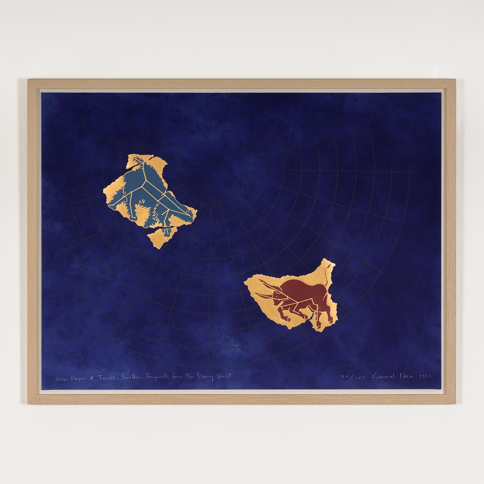 Ursa Major & Taurus: Pavillon-Fragmente aus dem Sternengewölbe – Print von General Idea