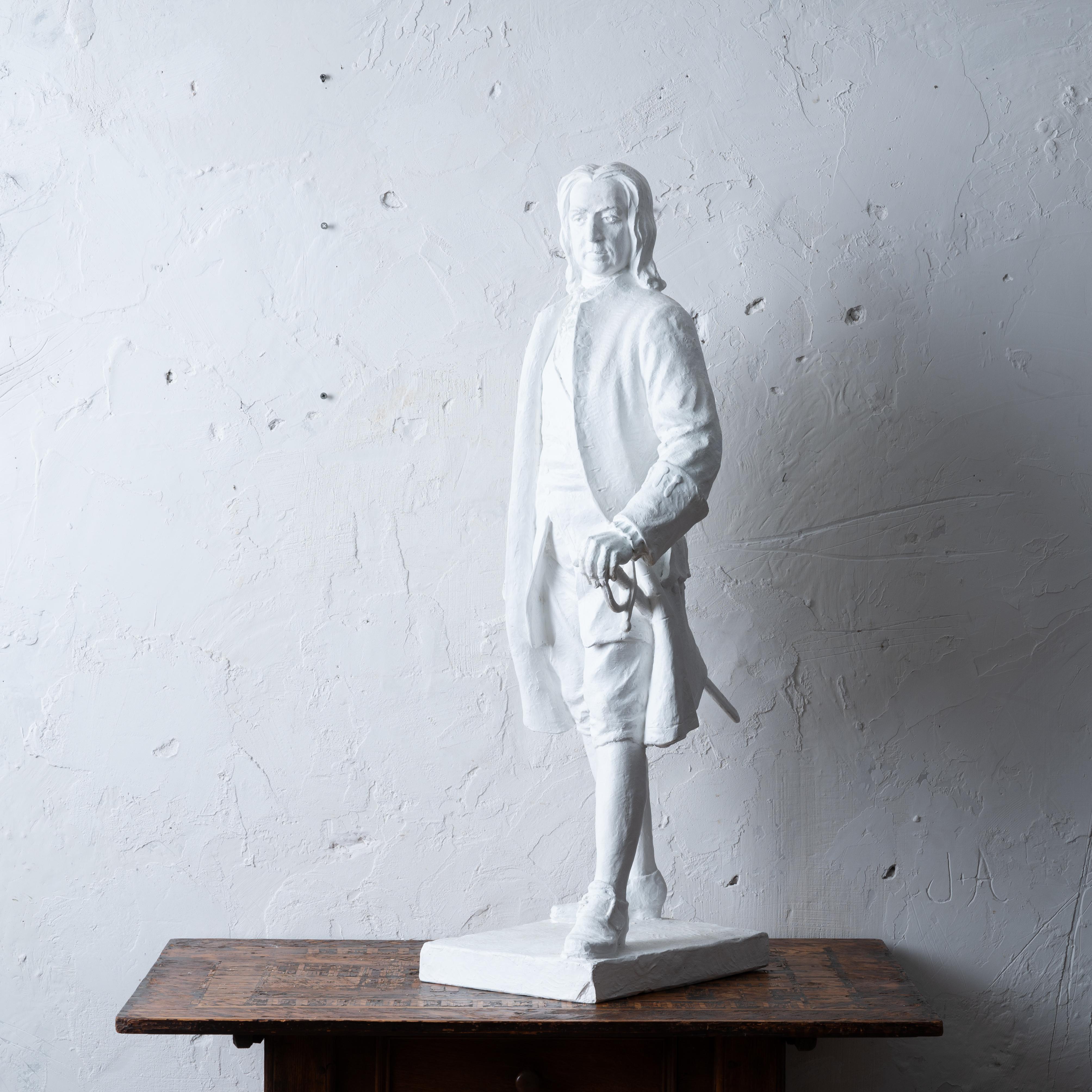 General James Oglethorpe Plaster Maquette by Rosario Russell Fiore For Sale 3