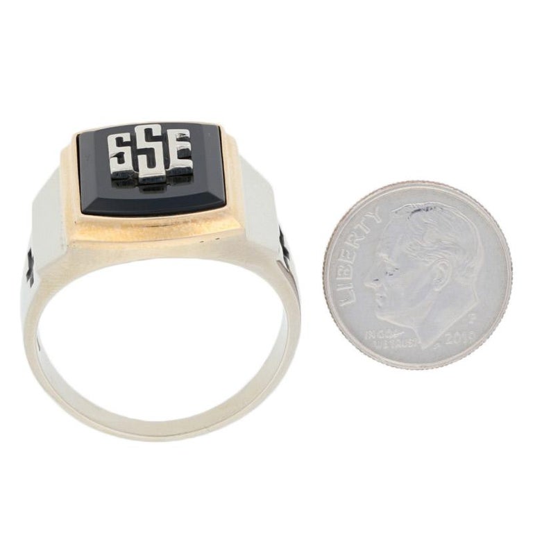 General Motors Chevrolet Society of Sales Executives Ring, 10k Gold Onyx SSE  For Sale at 1stDibs | sse ring, chevy sse, ring sse