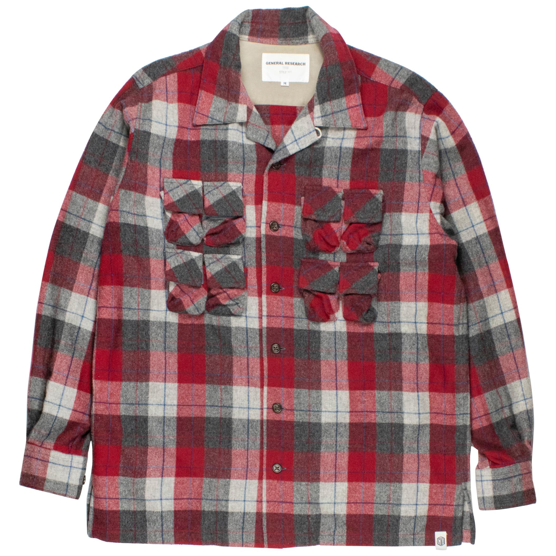 General Research 1998 Parasite Flannel Cargo Shirt