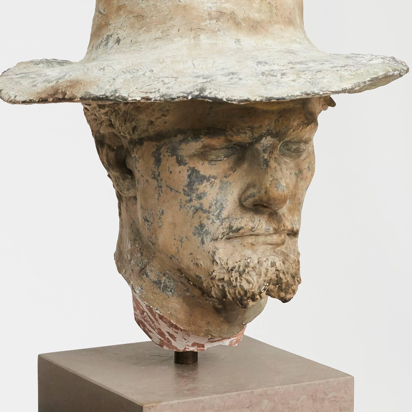 A man’s head (General William Sherman) in patinated plaster by Carl Rohl-Smith. Carl Wilhelm Daniel Rohl-Smith[1] (April 3, 1848- August 20, 1900) was a Danish American sculptor who was active in Europe and the United States from 1870-1900. He