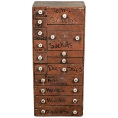 General Store Hardware Cubby Apothecary Bins Found in the Midwest, circa 1900