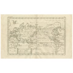 General World Planisphere for Navigation
Trade – Bonne c.1780 General World Planisphere for Navigation
Trade – Bonne c.1780