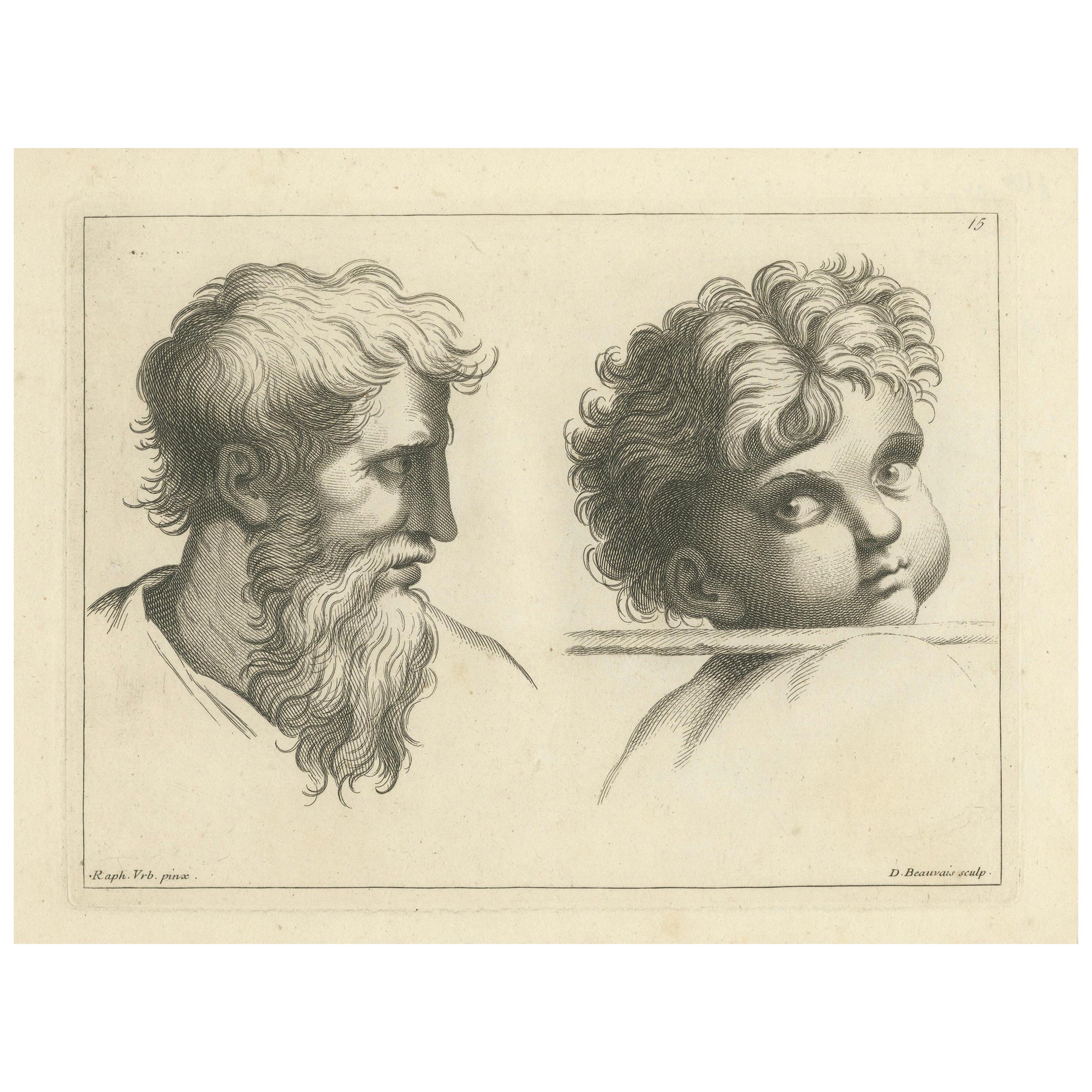 Generationen im Profil: Zeit Kontrast von Beauvais, 1740
