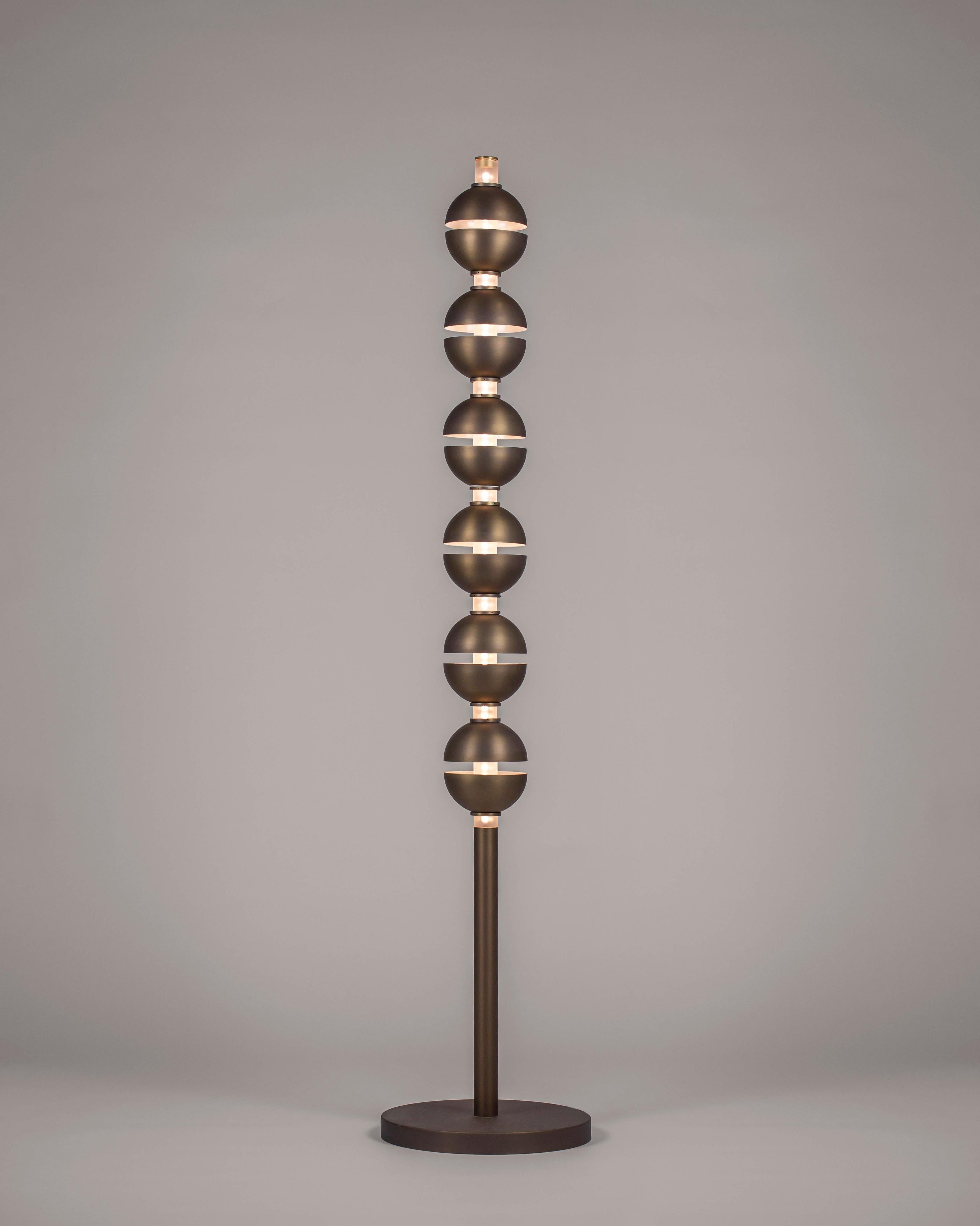 Italian Generator Table Lamp by G.Luce For Sale