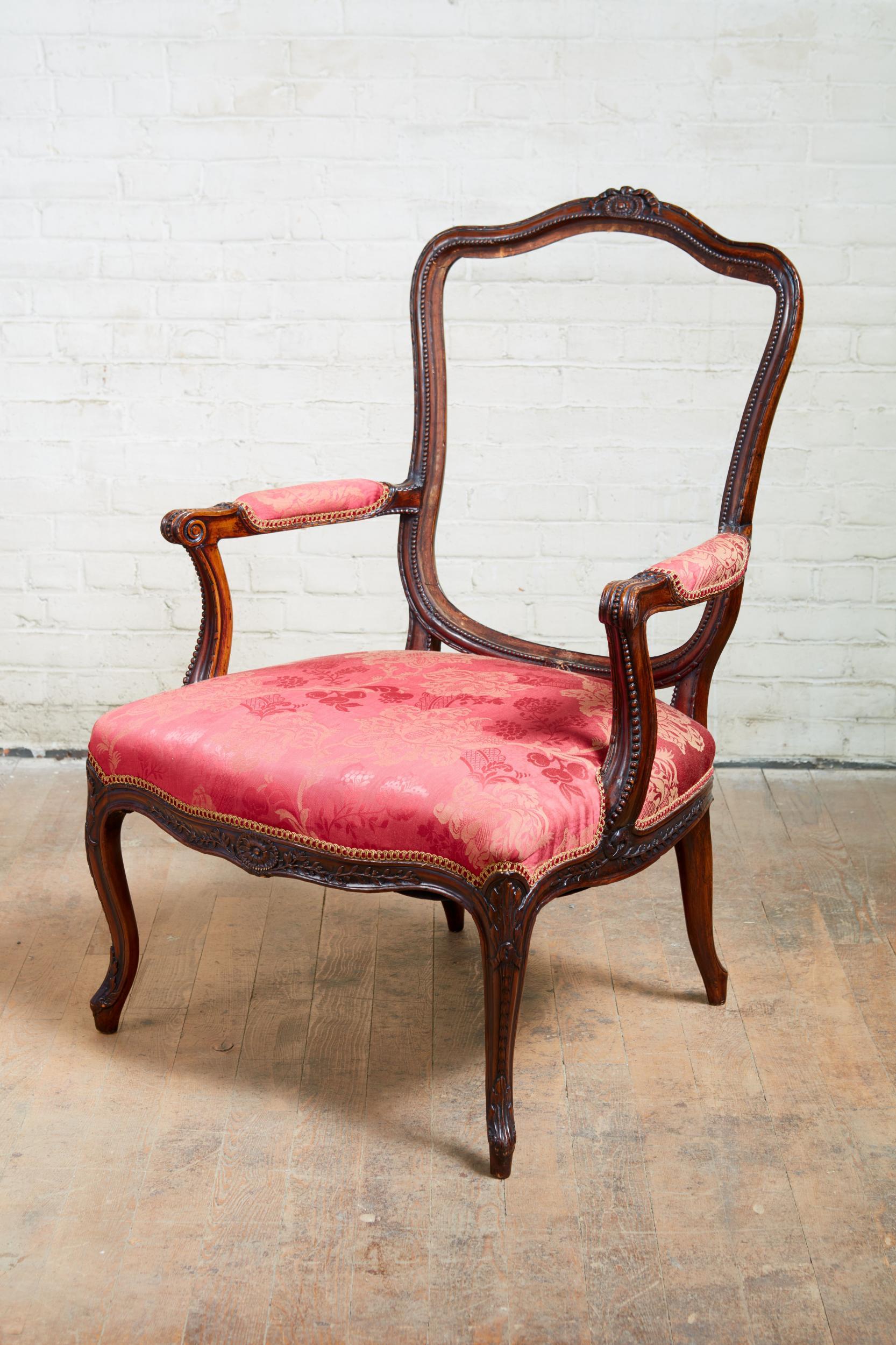 European Generous Georgian Armchair For Sale