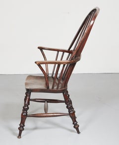 Generous Windsor Armchair with Looped Back