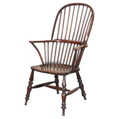 Generous Windsor Armchair with Looped Back