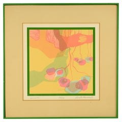 Genesis by Loretta Murawski Serigraph 12/22, Mid Century Modern