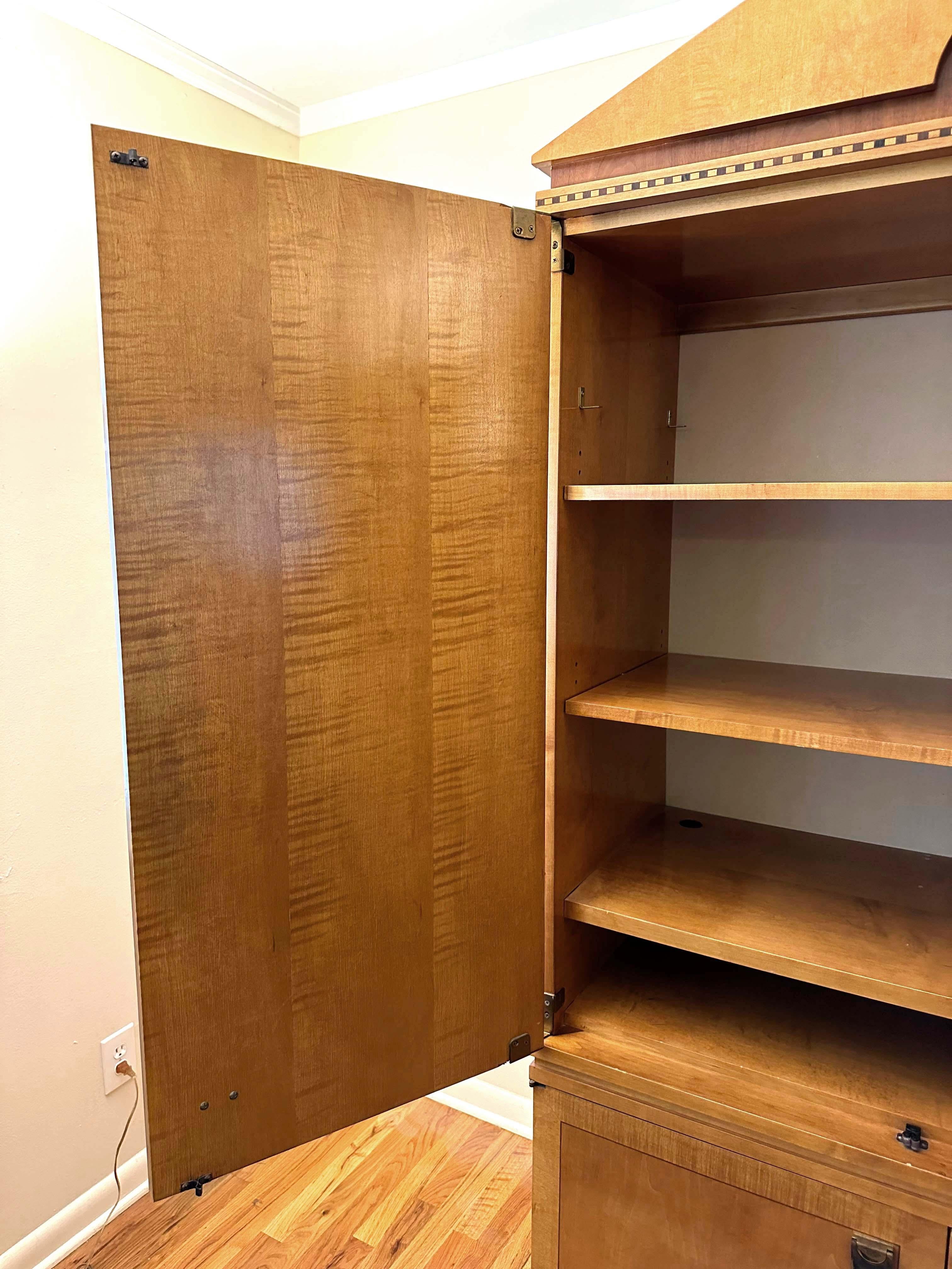 Genesis Collection Armoire in Satinwood by Hickory White 4