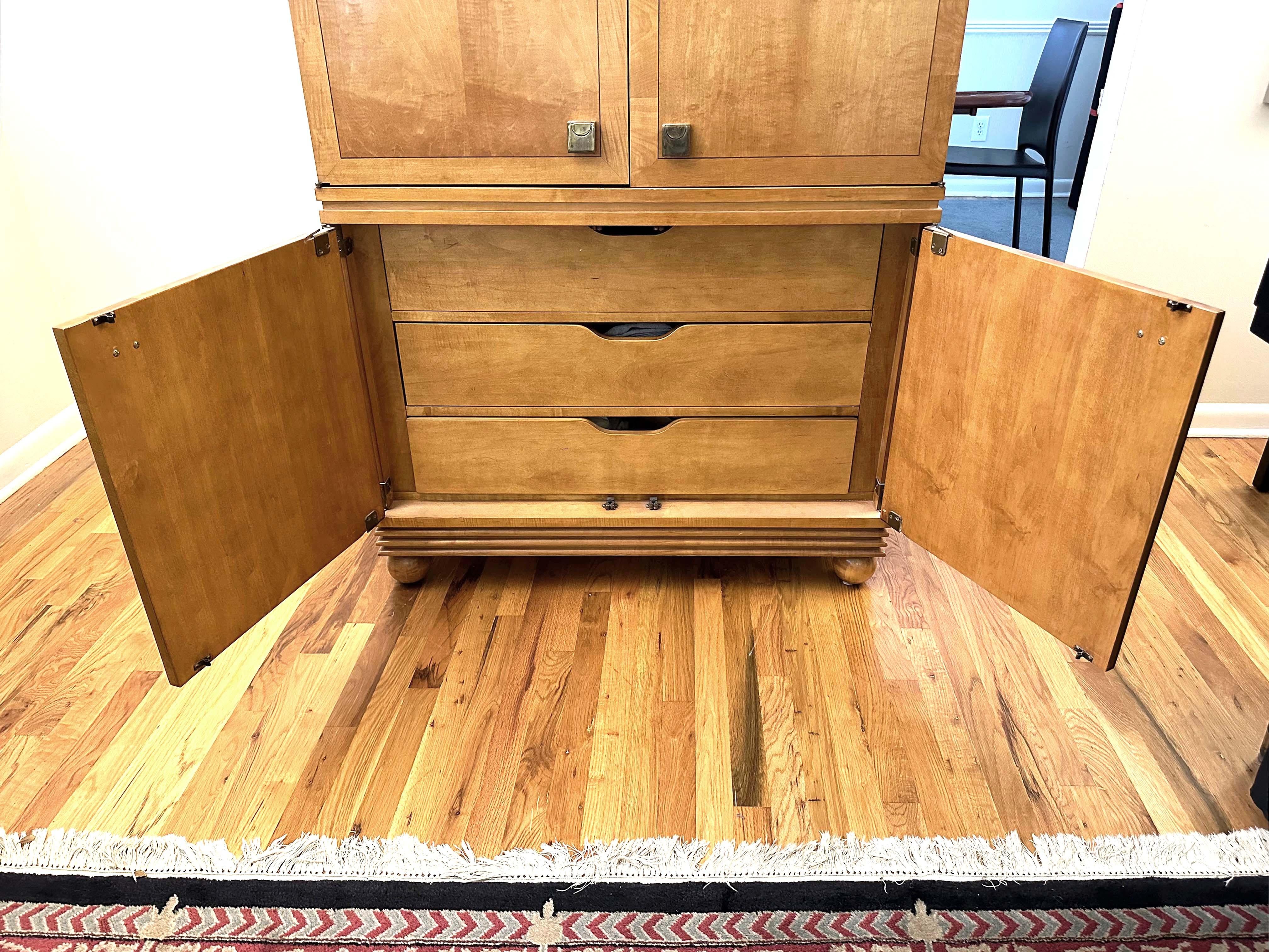 Genesis Collection Armoire in Satinwood by Hickory White 7