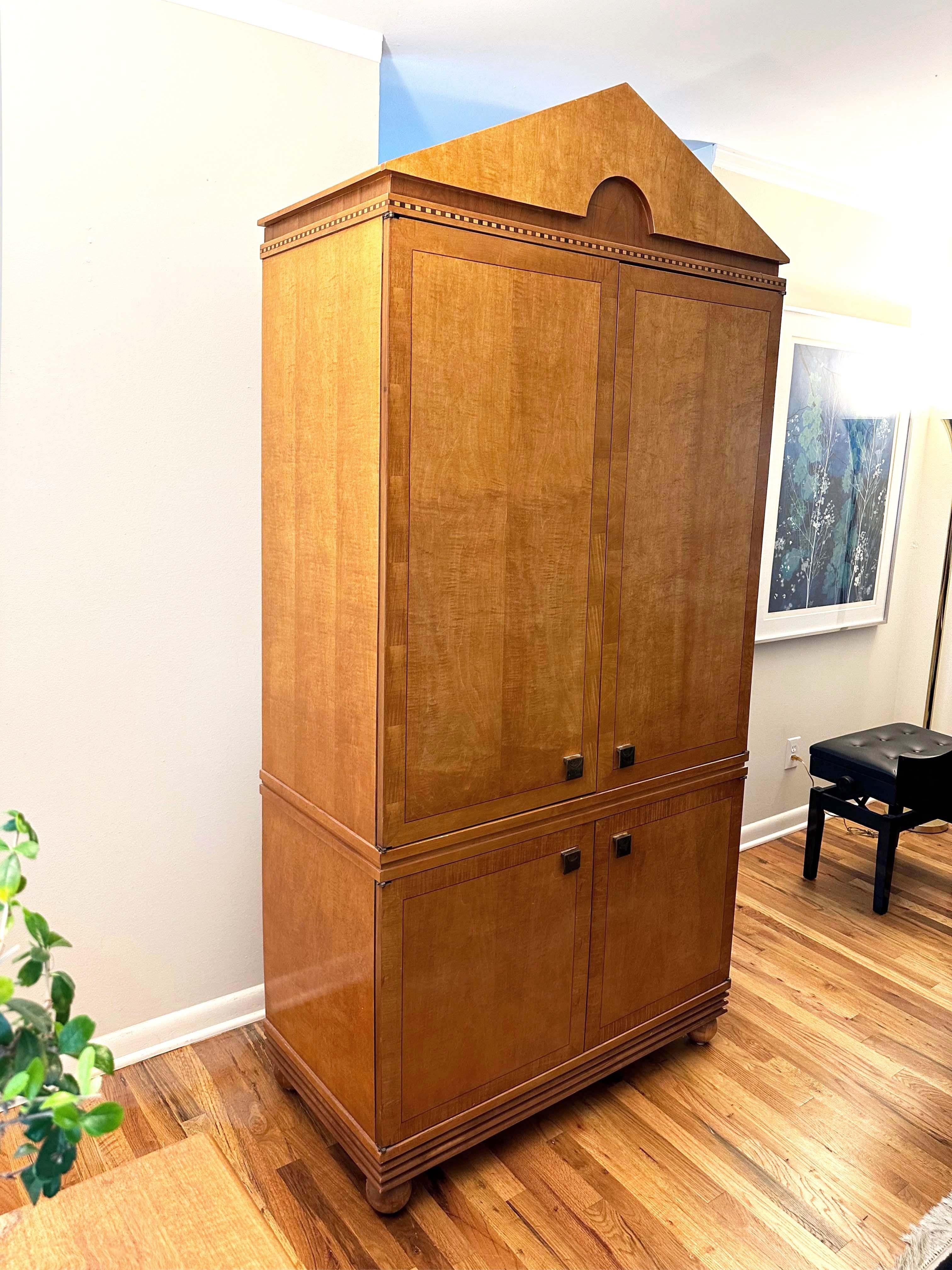 American Genesis Collection Armoire in Satinwood by Hickory White