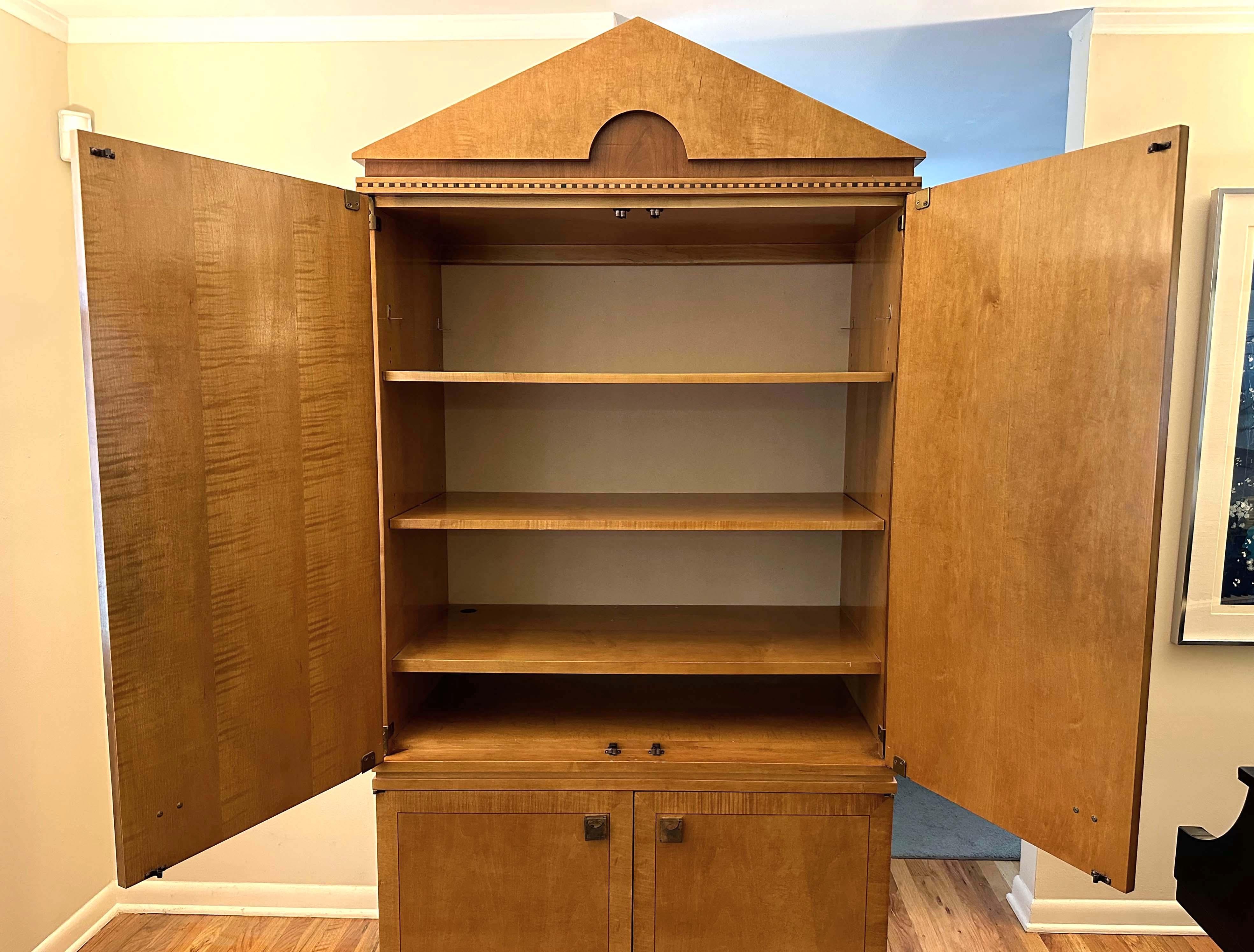 Genesis Collection Armoire in Satinwood by Hickory White 2