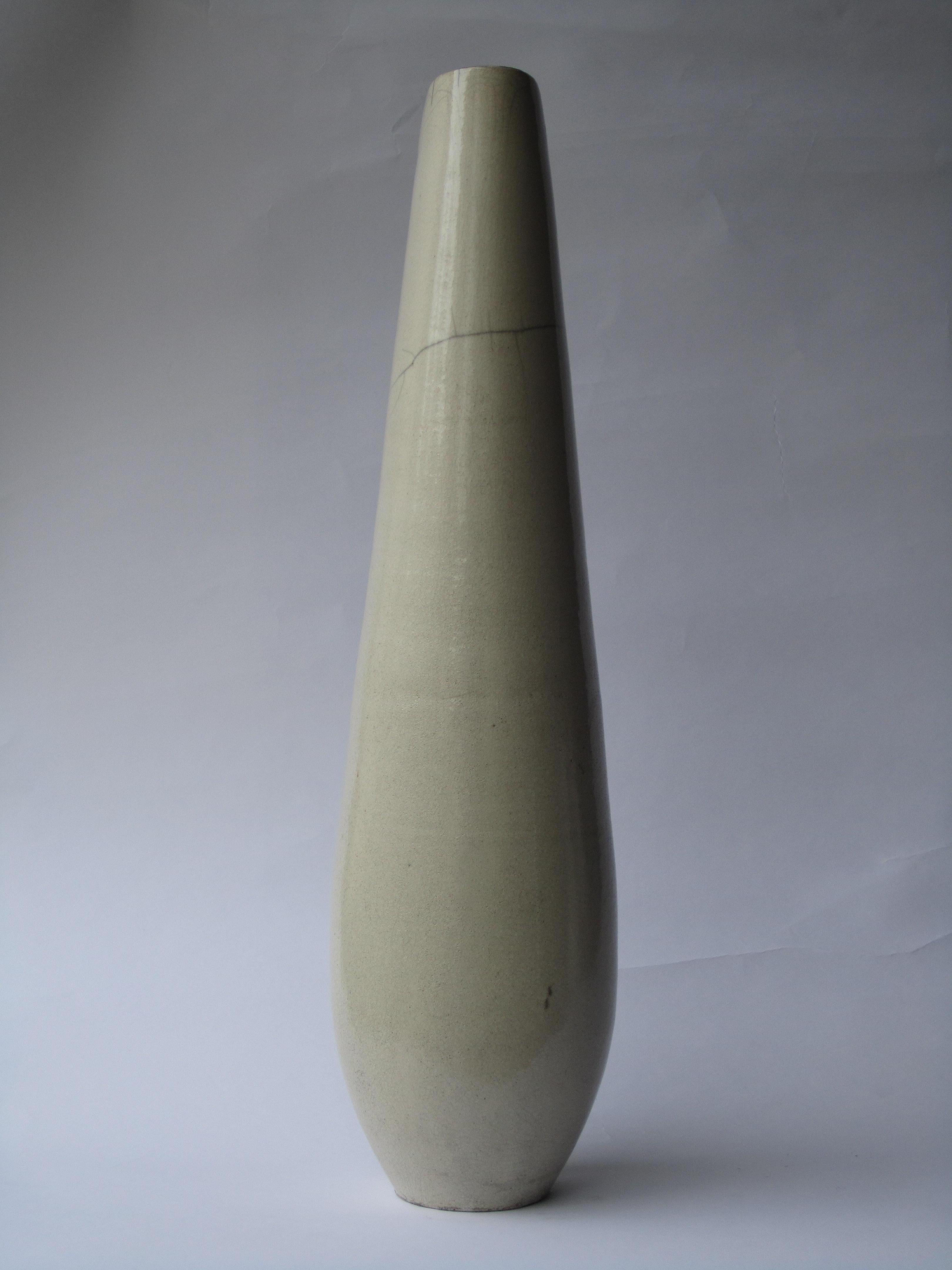 Hand-Crafted Genesis I, Raku Fired Vase For Sale