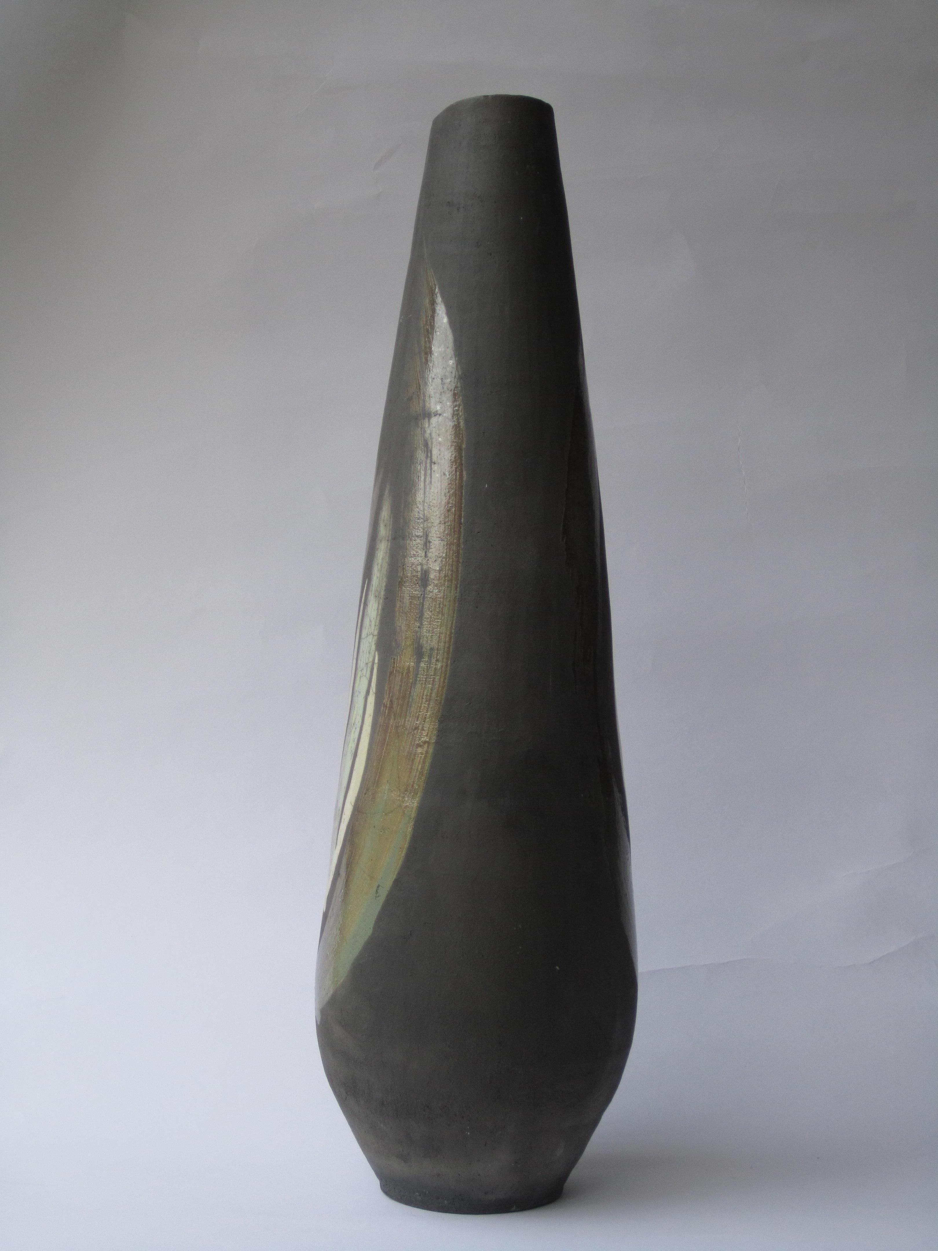 Genesis III, Raku Fired Vase In New Condition For Sale In Paris, FR