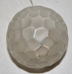Genet & Michon 'France' Art Deco Glasglobus Tischlampe:: um 1920
