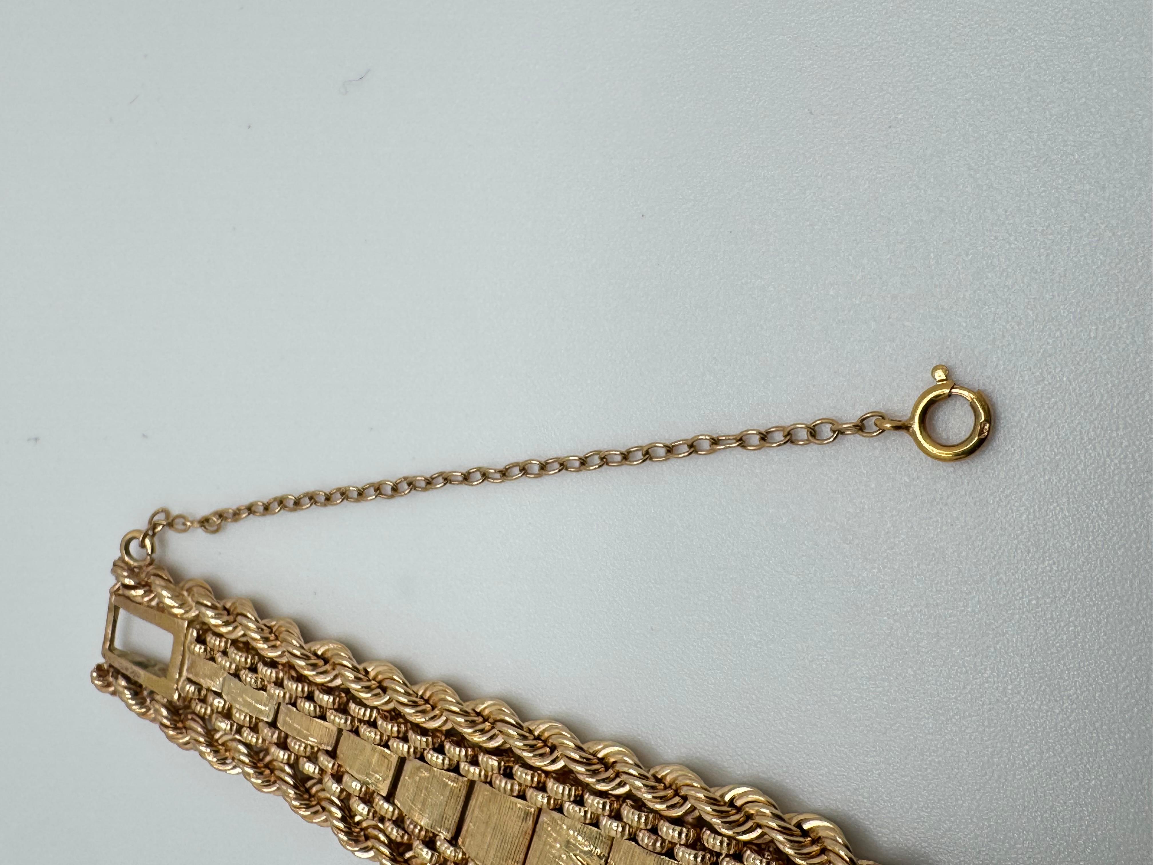 Art Deco GENEVA 14K Gold Watch For Sale