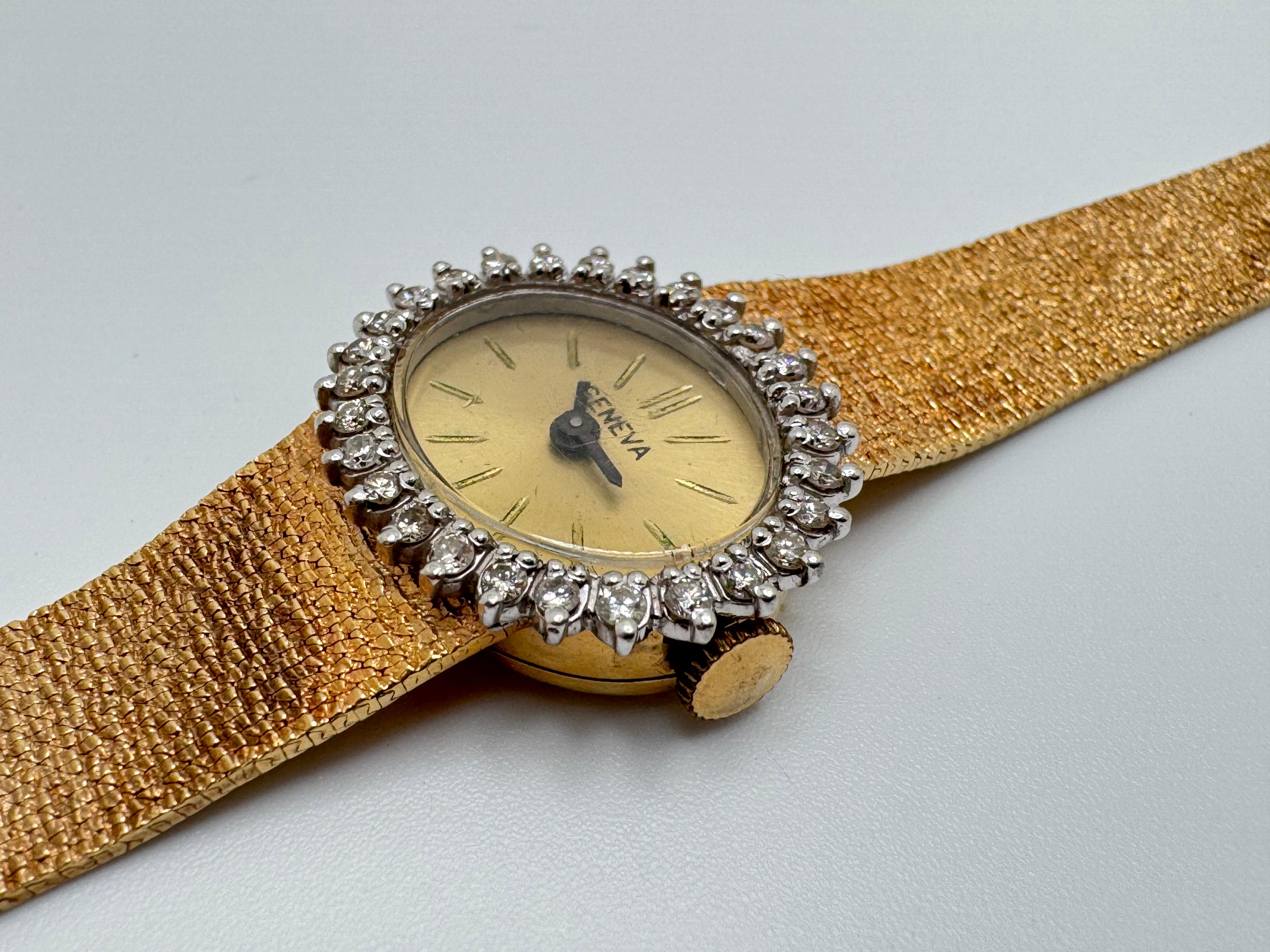 Geneva 14K Yellow Gold For Sale 2