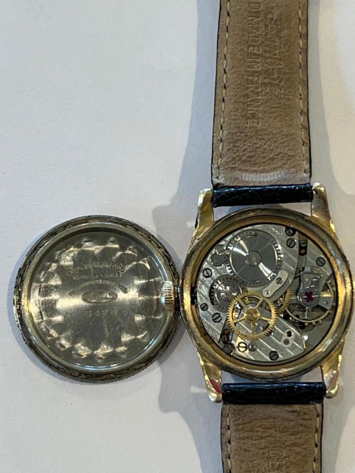 Geneva 1942 WWII Era 30mm Royalite Watch Ref 3478 52ge325s
Date Code/Serial Number: 219923
Measurements: Length:  8.5