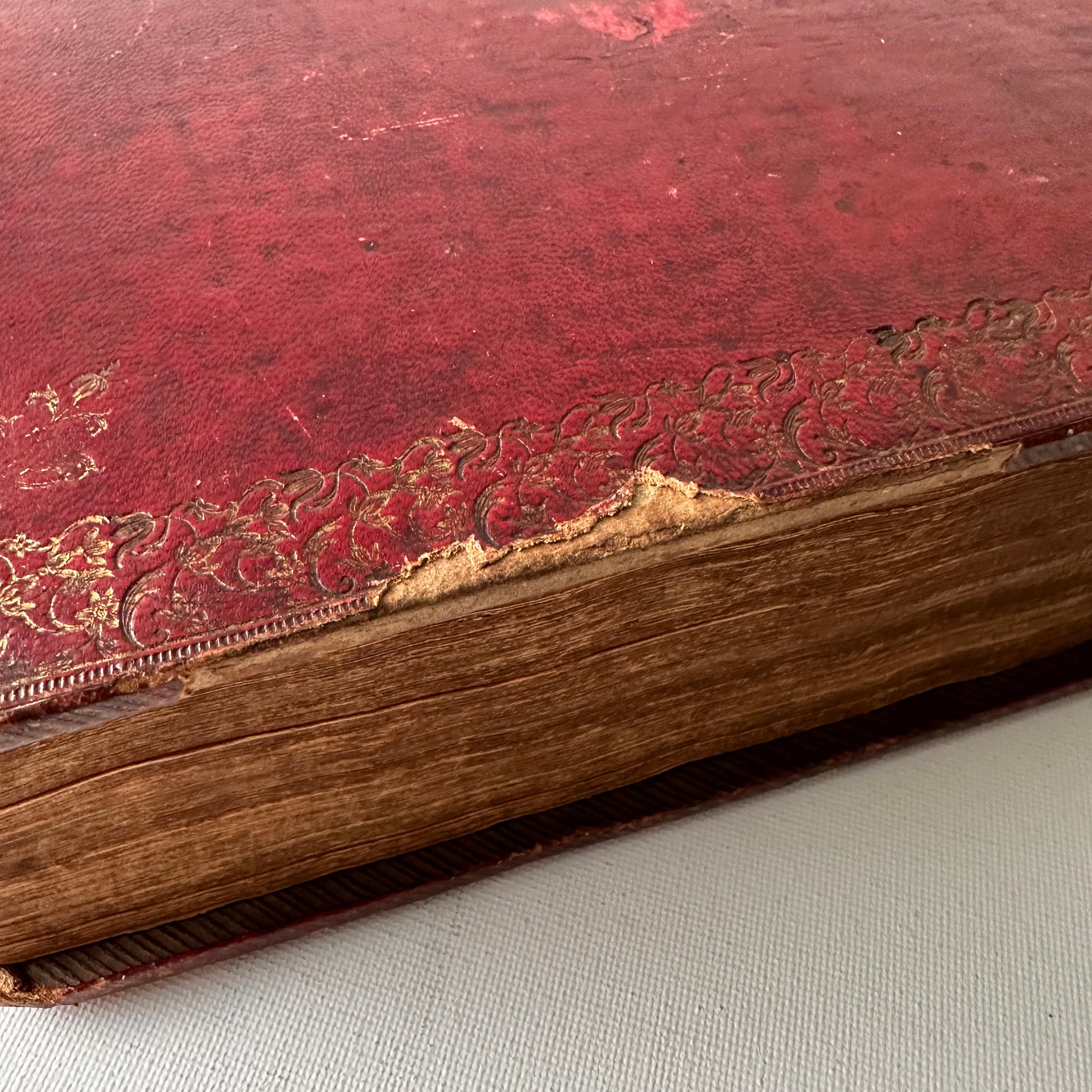 17ème siècle Bible de Geneva, Christopher Barker, Londres, datée de 1599 en vente
