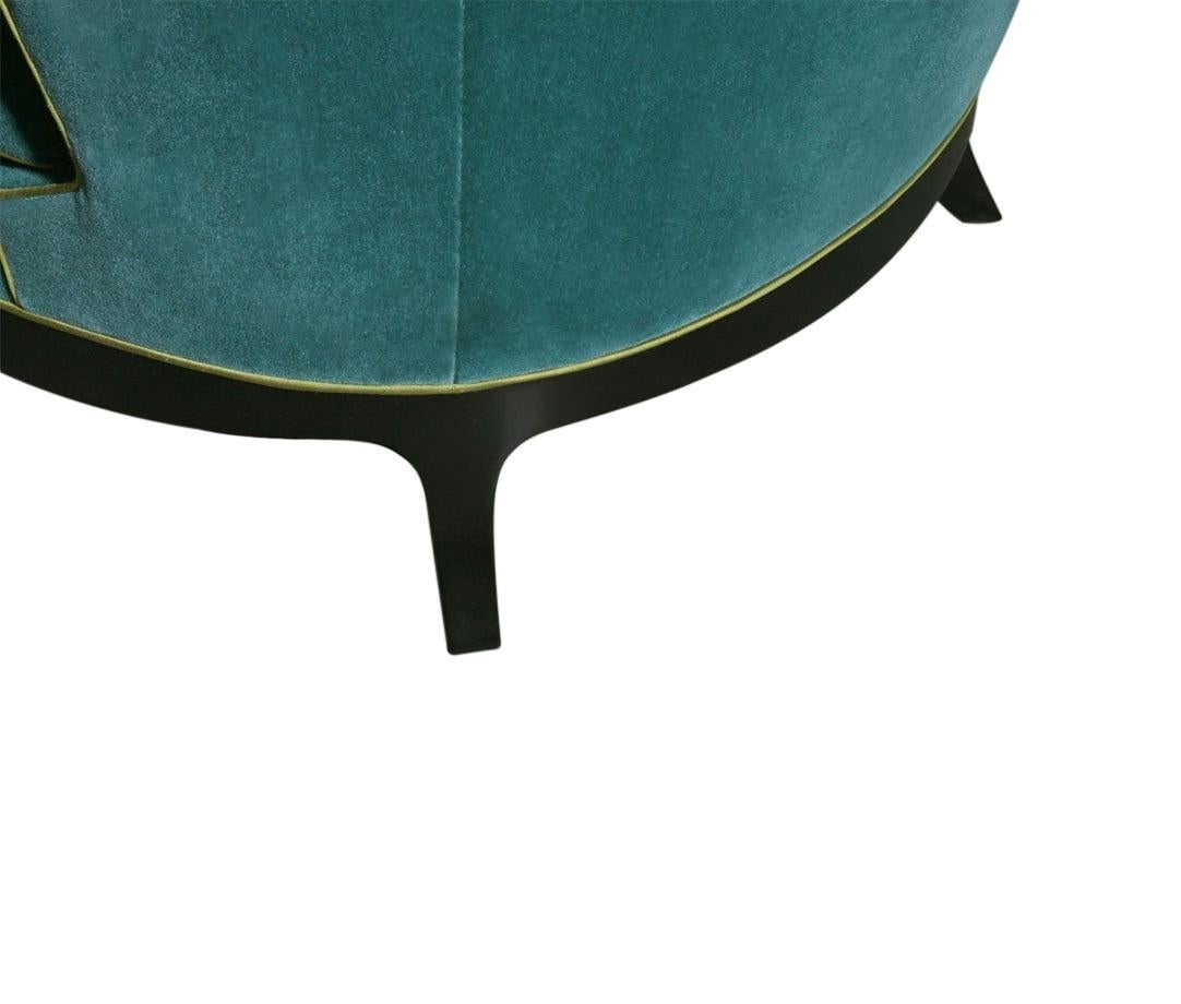 Geneva Club Chair with Ottoman by Donghia For Sale 2